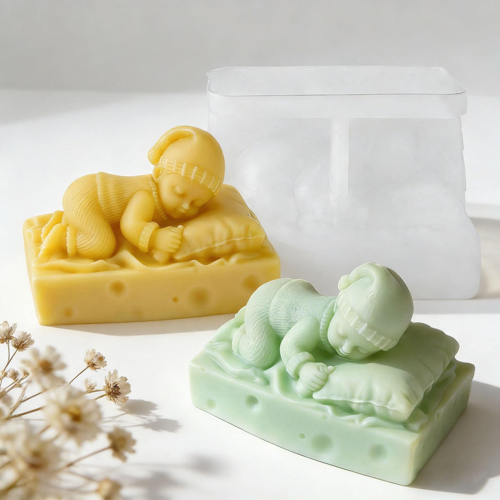 Animal & Owl Resin & Silicone Candle Mold Set - 3D Animal Mold for Home Decor & Candle Making