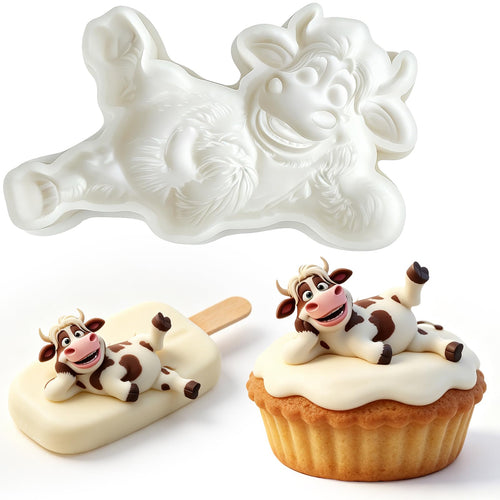 1 Pc Funny Chicken Butt Fondant Mold 3D Bending Chicken Candy Silicone Mold for Cake Decorating, Chocolate, Cupcake Toppers, Resin, Soap, Epoxy, Clay, Plaster, Farm Animal DIY Crafts
