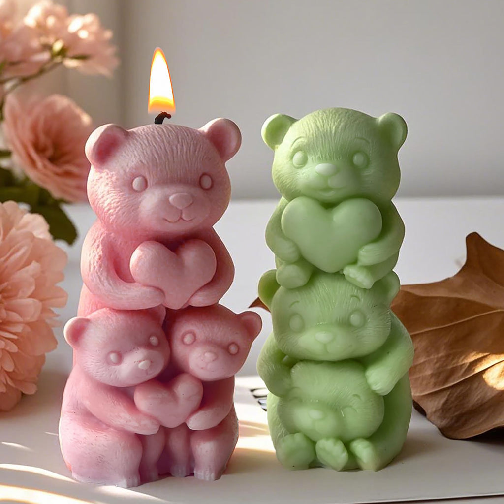 Squirrel Animal Molds Animal Spiral Wave Pillar Rotate Candle & Resin Mold - Resin Casting Silicone Molds for Home Decor & Candle Making Wave Spiral Mold