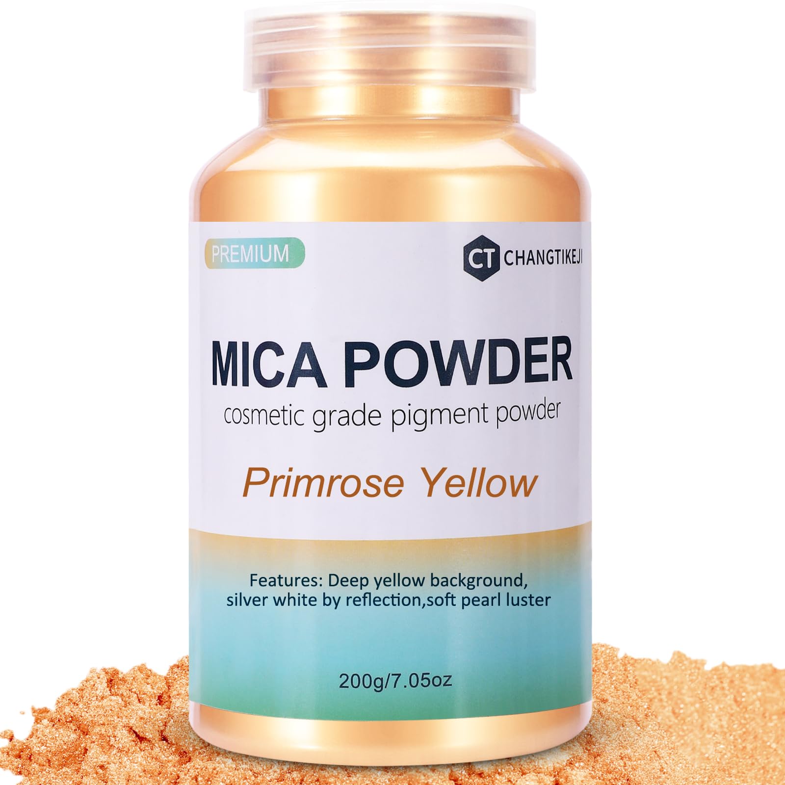 CHANGTIKEJI Mica Powder，24 Colors - 10g/Bottle of Natural Pigment Powder for Epoxy Resin，Soap Making，Candle Making,Lip Gloss,Car Freshies,Dye,Nail Polish,Bath Bombs