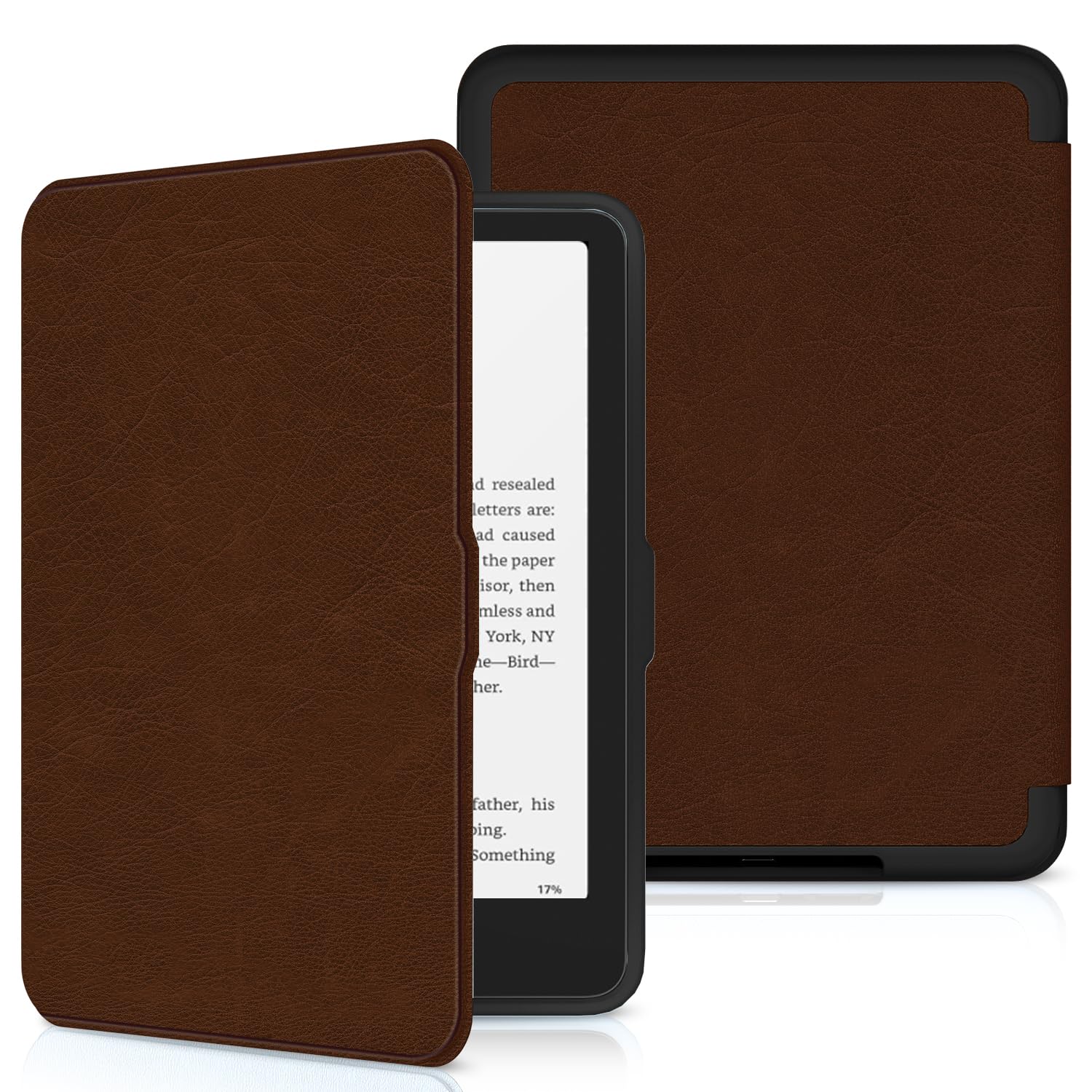New Kindle Paperwhite 2024 Case 7" (12th Gen) & Kindle Colorsoft Signature Edition Case, Sanyetral Slim PU Leather Cover with Soft TPU Back and Auto Sleep/Wake, Not for Remarkable Kobo -Light Blue