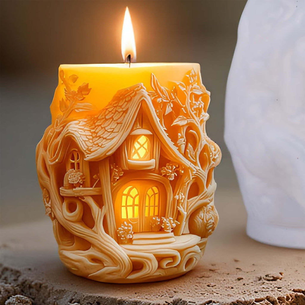 Flower Succulent Tulip Rose Cylinder Molds Silicone Wave Spiral Candle Mold - Silicone Resin Casting Molds for Candle & Resin & Soap Craft Supplies
