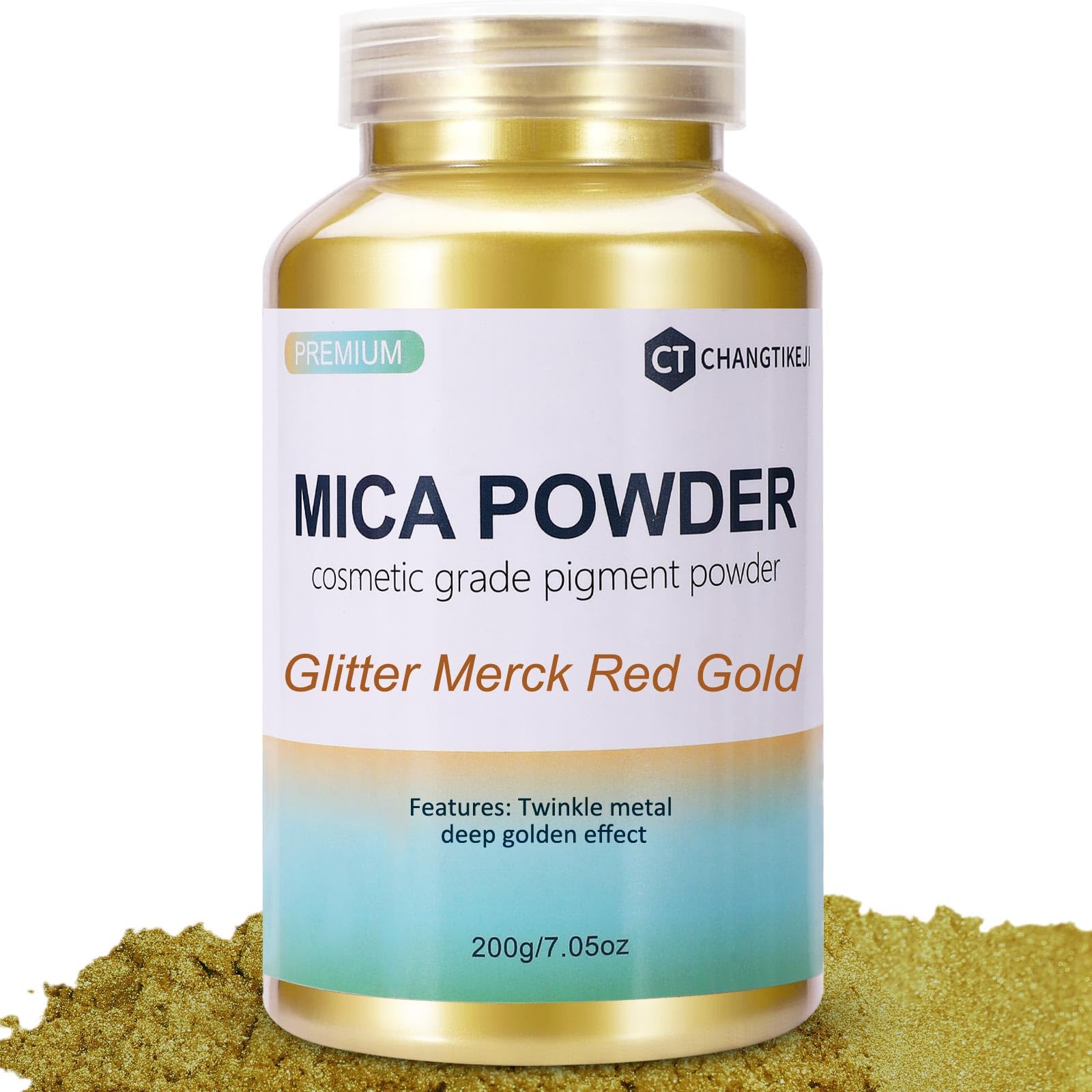 CHANGTIKEJI Mica Powder，24 Colors - 10g/Bottle of Natural Pigment Powder for Epoxy Resin，Soap Making，Candle Making,Lip Gloss,Car Freshies,Dye,Nail Polish,Bath Bombs