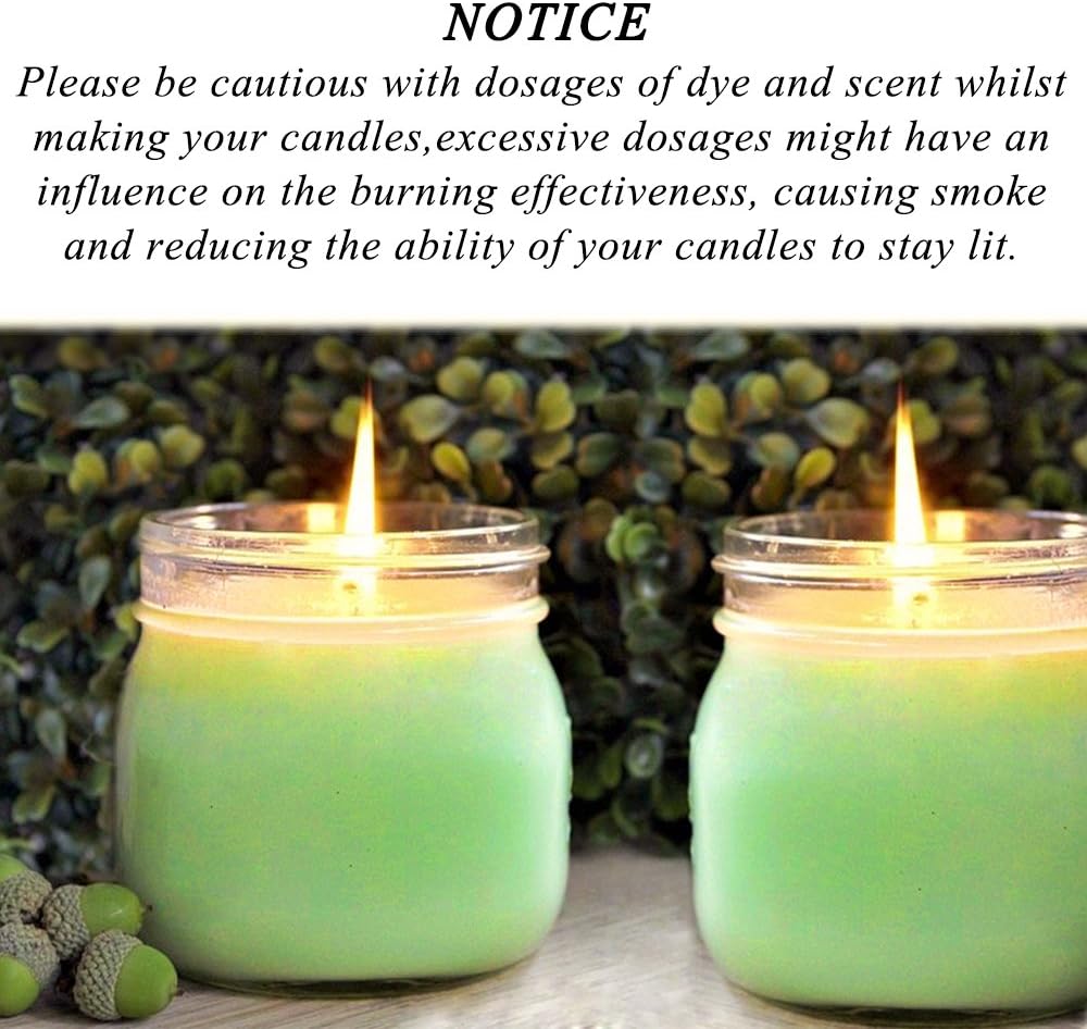 EricX Light 100 Piece Natural Candle Wick, Low Smoke 6" Pre-Waxed & 100% Natural Cotton Core,For Candle Making,Candle DIY