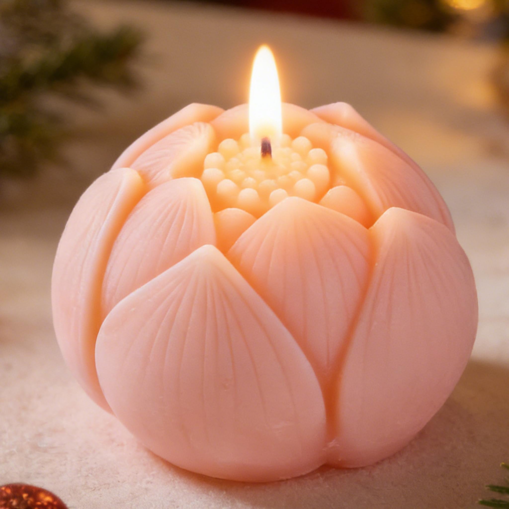 Flower Succulent Tulip Rose Cylinder Molds Silicone Wave Spiral Candle Mold - Silicone Resin Casting Molds for Candle & Resin & Soap Craft Supplies
