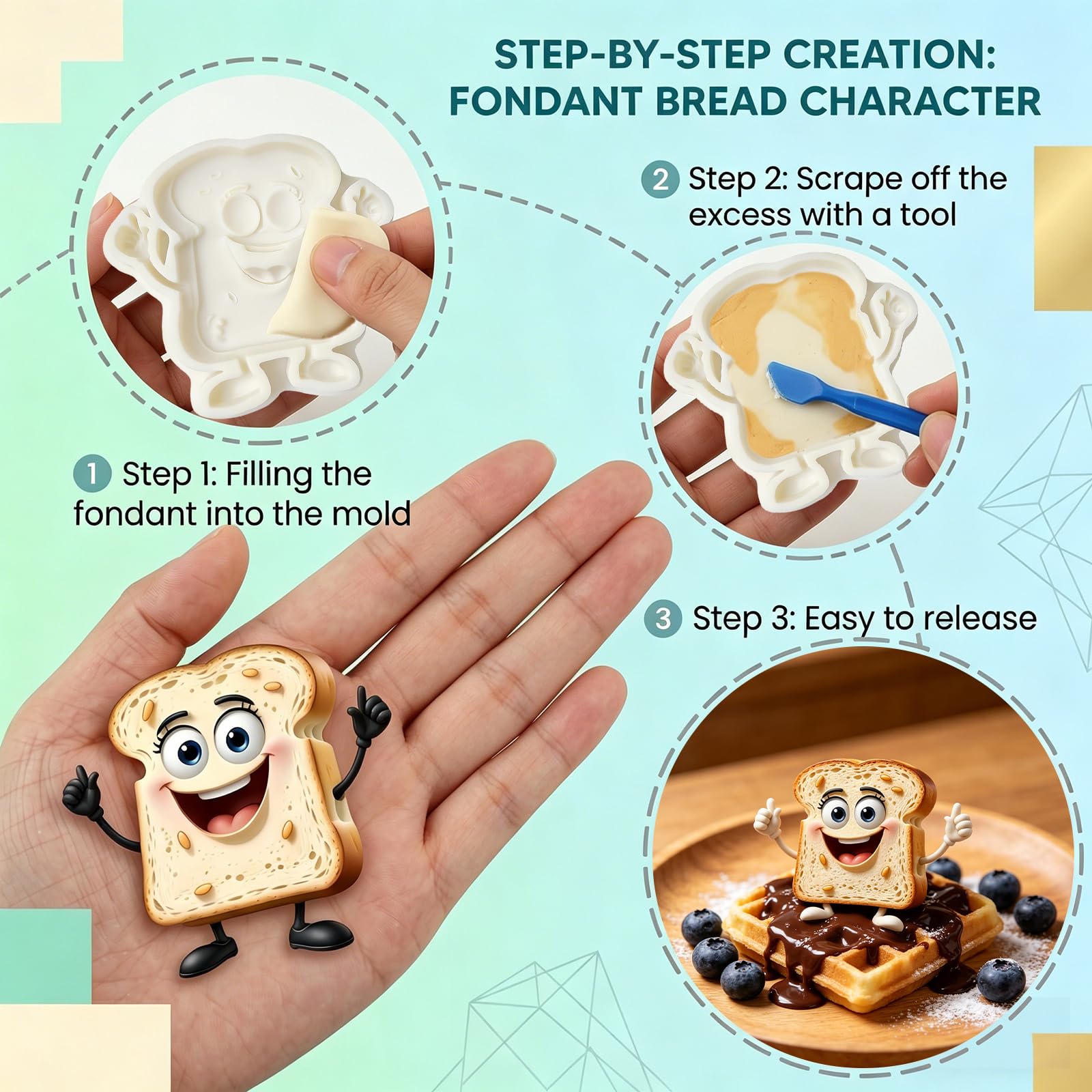 1 Pc Funny Chicken Butt Fondant Mold 3D Bending Chicken Candy Silicone Mold for Cake Decorating, Chocolate, Cupcake Toppers, Resin, Soap, Epoxy, Clay, Plaster, Farm Animal DIY Crafts