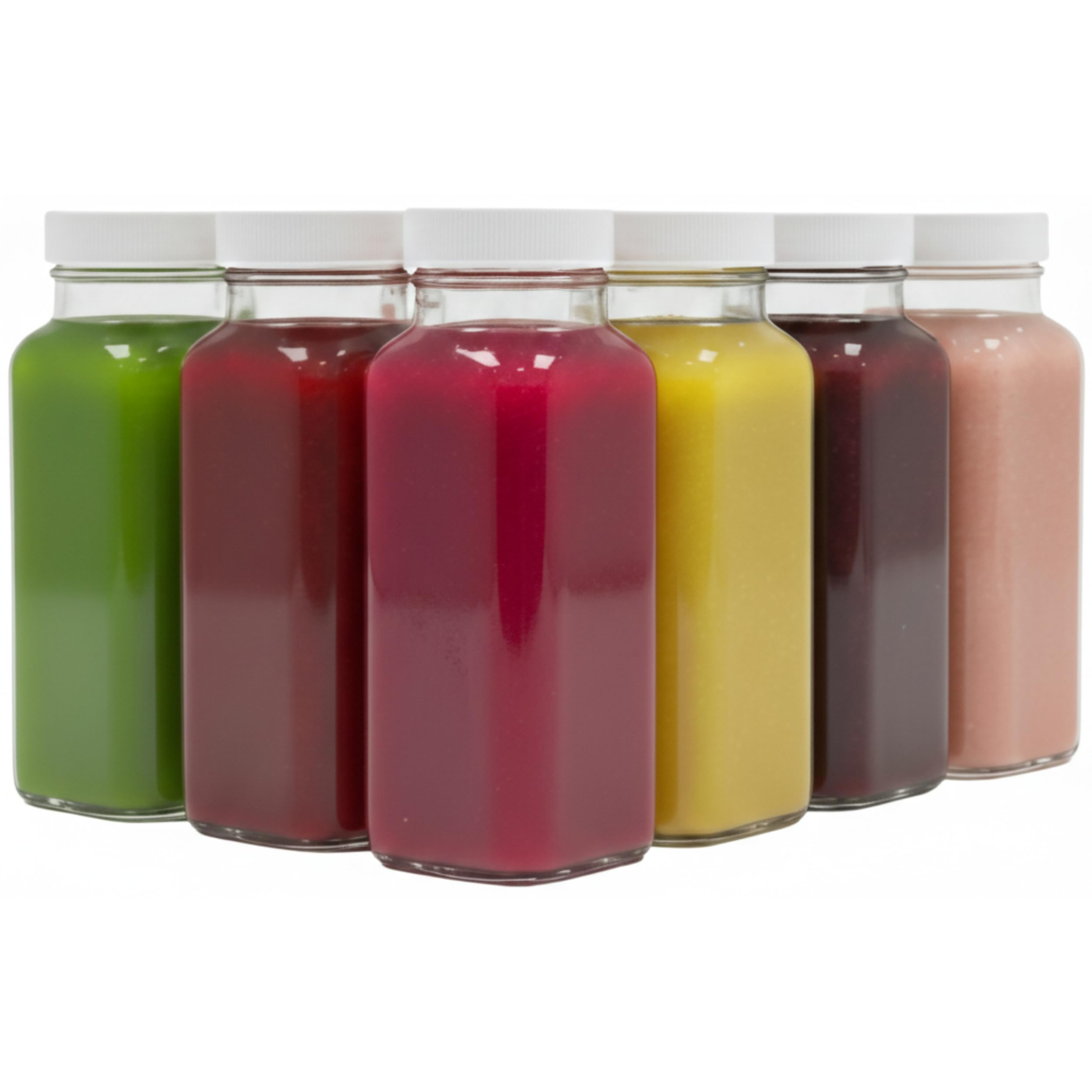 kitchentoolz 16 oz Glass Milk Bottle with Lid - Glass Jars with Airtight Lid used for Milk Container, Yogurt, Smoothies, Juice, Kefir, & Water -2 Pack 16 oz Glass Bottles with Lids