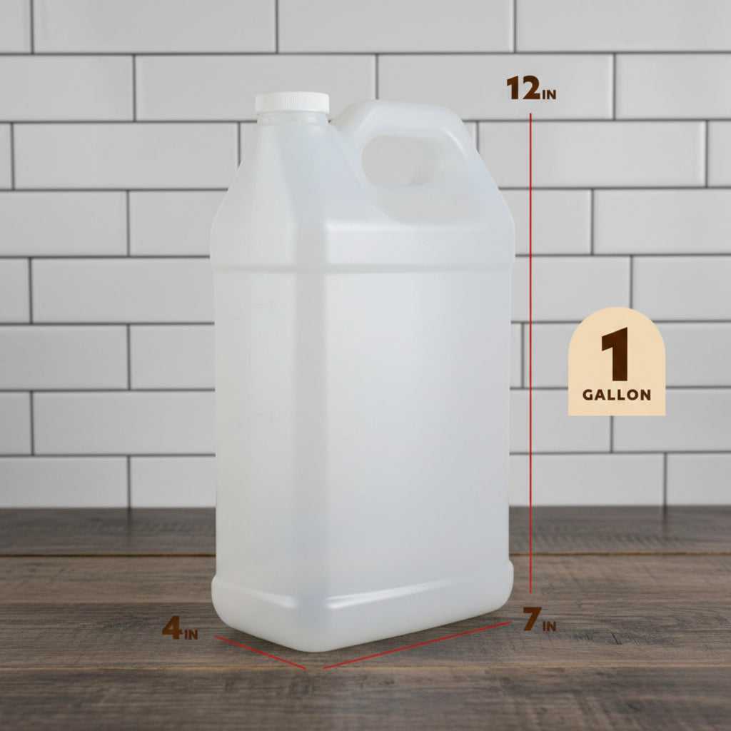 kitchentoolz 2.5 Gallon Water Jug – Water Container Heavy-Duty HDPE Carboy for Automotive Used Oil Container & Liquid Storage – 10 Liter Water Jugs with Secure Lid – Made in USA