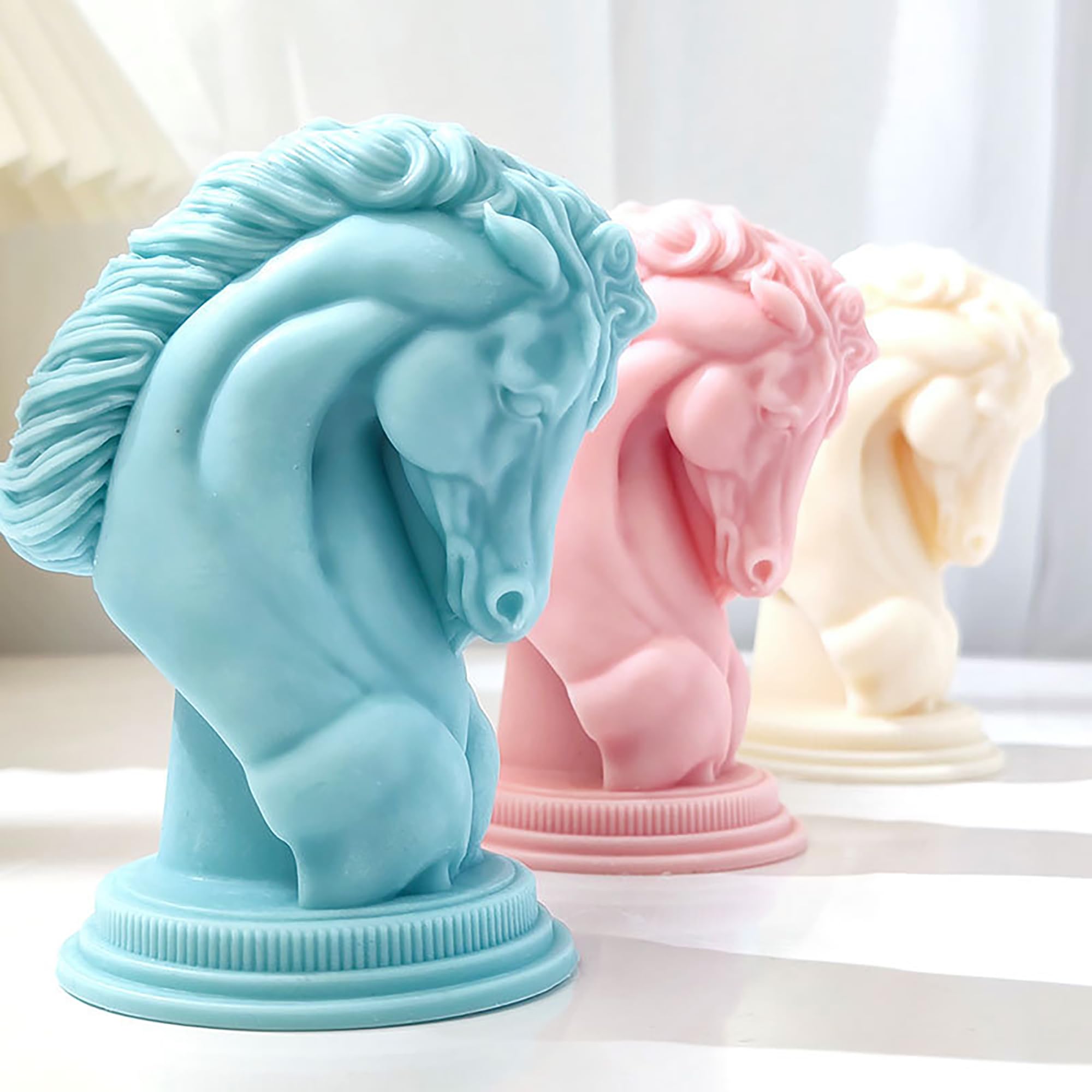 Animal & Owl Resin & Silicone Candle Mold Set - 3D Animal Mold for Home Decor & Candle Making
