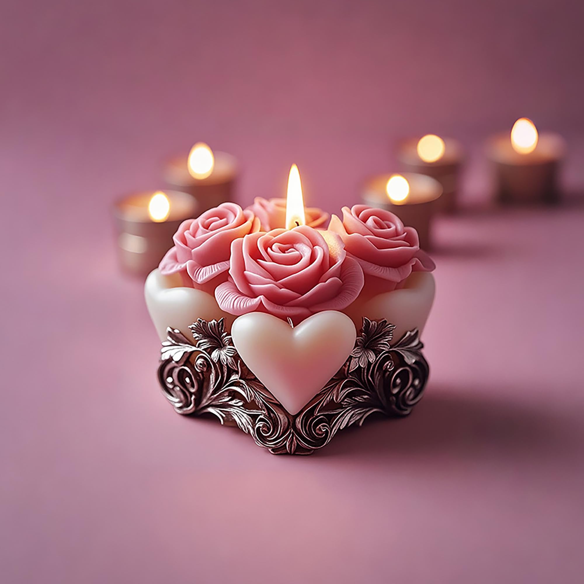 Tree Bear Candle Mold - Animal & Bear Resin Casting Molds, Silicone Clay Jewelry Molds, Candle Making Craft Supplies