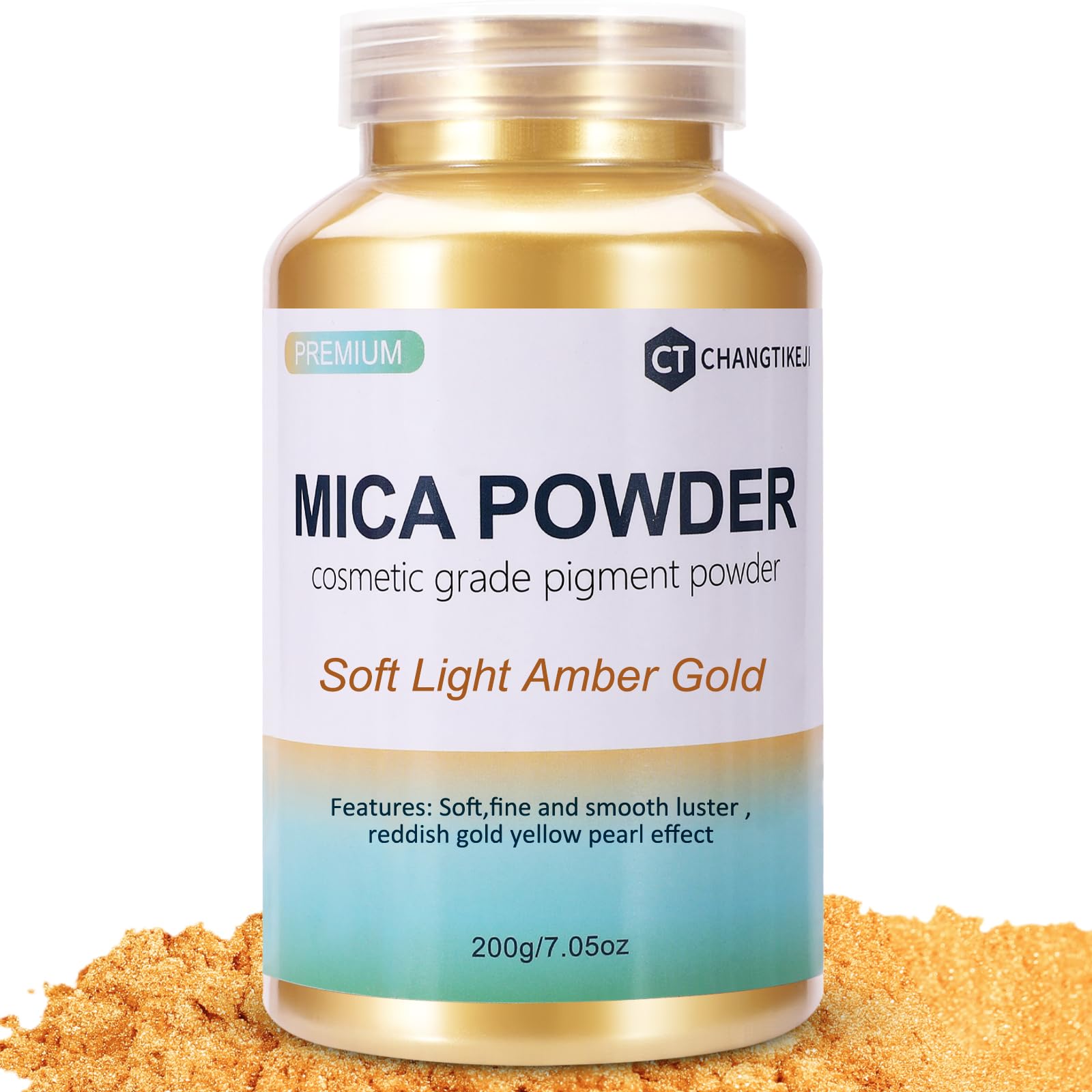 CHANGTIKEJI Mica Powder，24 Colors - 10g/Bottle of Natural Pigment Powder for Epoxy Resin，Soap Making，Candle Making,Lip Gloss,Car Freshies,Dye,Nail Polish,Bath Bombs