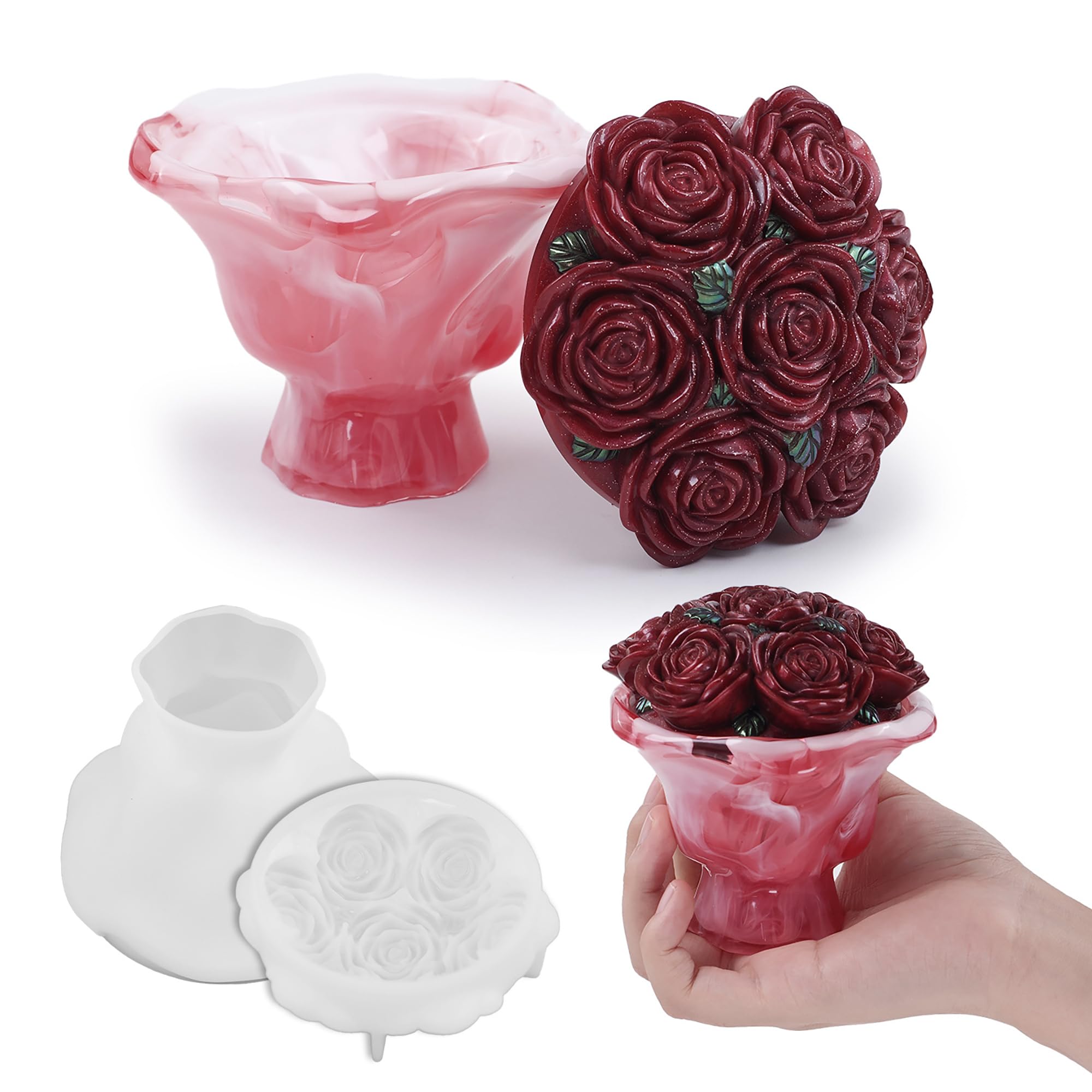 Tree Bear Candle Mold - Animal & Bear Resin Casting Molds, Silicone Clay Jewelry Molds, Candle Making Craft Supplies