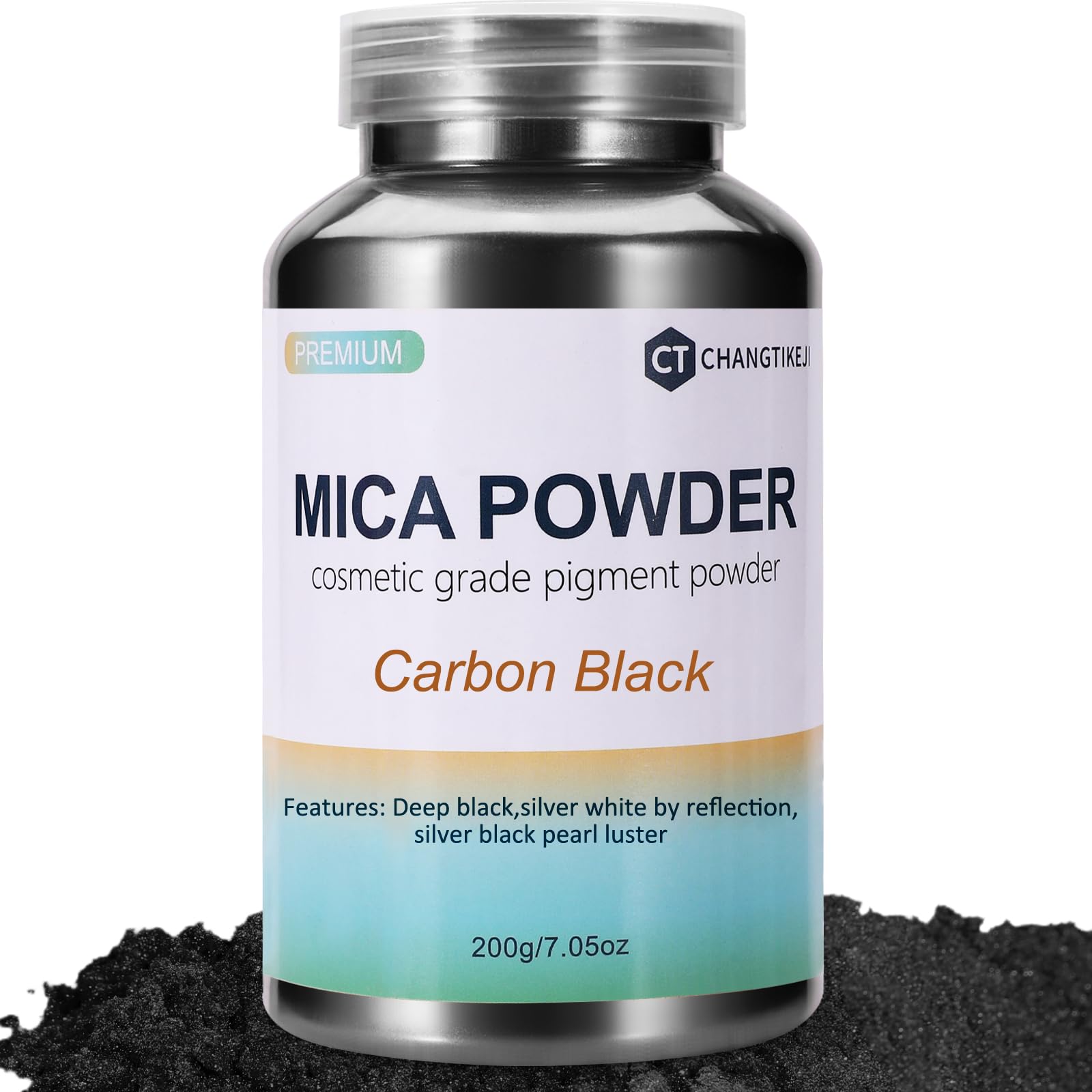 CHANGTIKEJI Mica Powder，24 Colors - 10g/Bottle of Natural Pigment Powder for Epoxy Resin，Soap Making，Candle Making,Lip Gloss,Car Freshies,Dye,Nail Polish,Bath Bombs