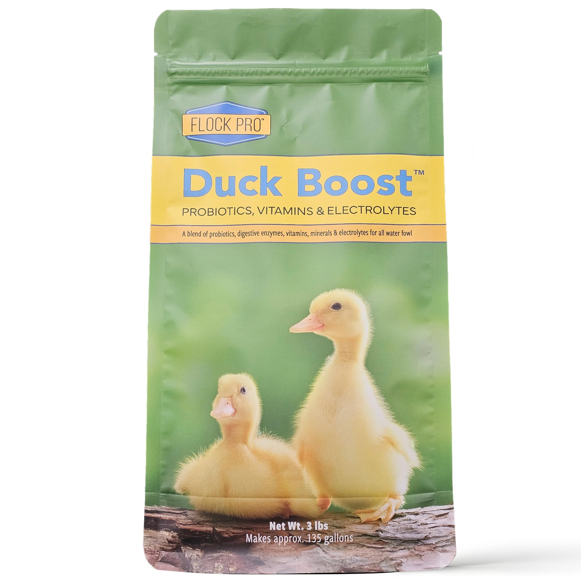 Duck Boost Probiotic - Probiotics, Vitamins, Minerals and Electrolytes for Chickens | Duck Vitamins and Supplements for All Poultry - 8oz