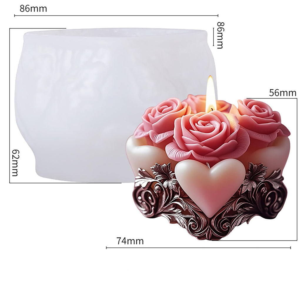 Tree Bear Candle Mold - Animal & Bear Resin Casting Molds, Silicone Clay Jewelry Molds, Candle Making Craft Supplies