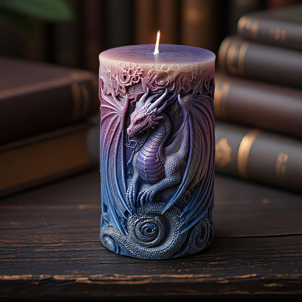 Succulent Flower Silicone Wave Spiral Candle Mold - Silicone Resin Casting Molds for Candle & Resin & Soap Craft Supplies