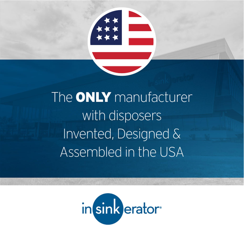 InSinkErator Badger 5 Garbage Disposal, Badger Series 1/2 HP Continuous Feed Food Waste Disposer