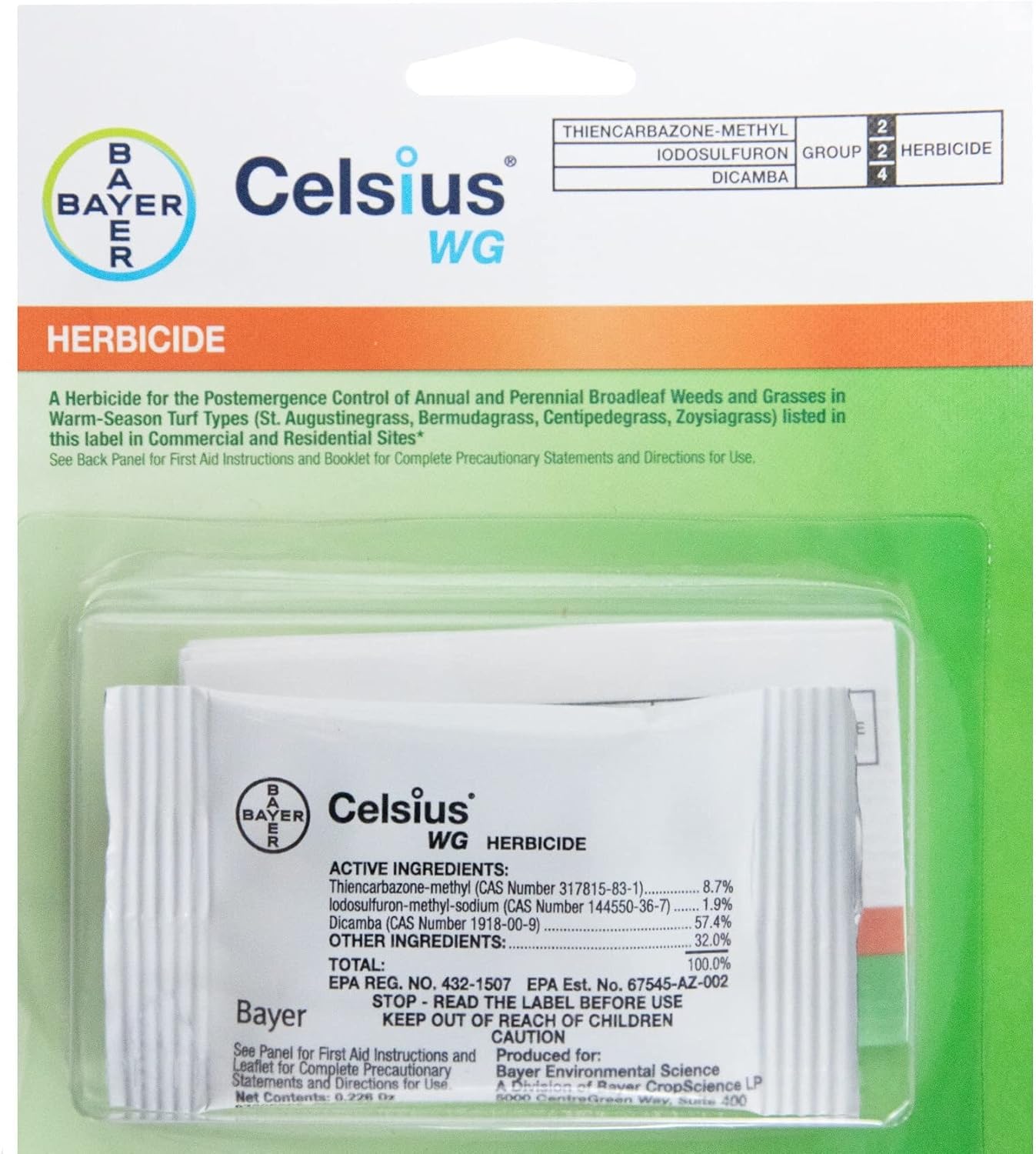 Prime Source Celsius WG - 0.226 oz Easy Mix Packet-Post Emerge Weed Control