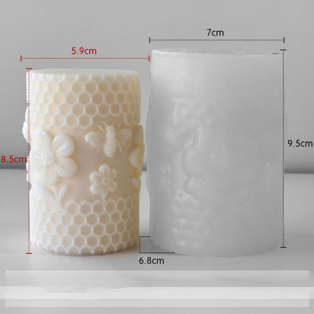 Squirrel Animal Molds Animal Spiral Wave Pillar Rotate Candle & Resin Mold - Resin Casting Silicone Molds for Home Decor & Candle Making Wave Spiral Mold