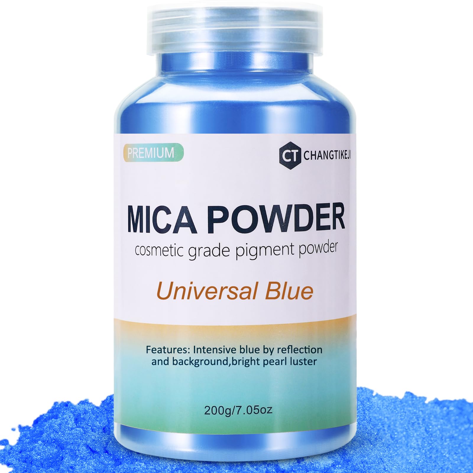 CHANGTIKEJI Mica Powder，24 Colors - 10g/Bottle of Natural Pigment Powder for Epoxy Resin，Soap Making，Candle Making,Lip Gloss,Car Freshies,Dye,Nail Polish,Bath Bombs