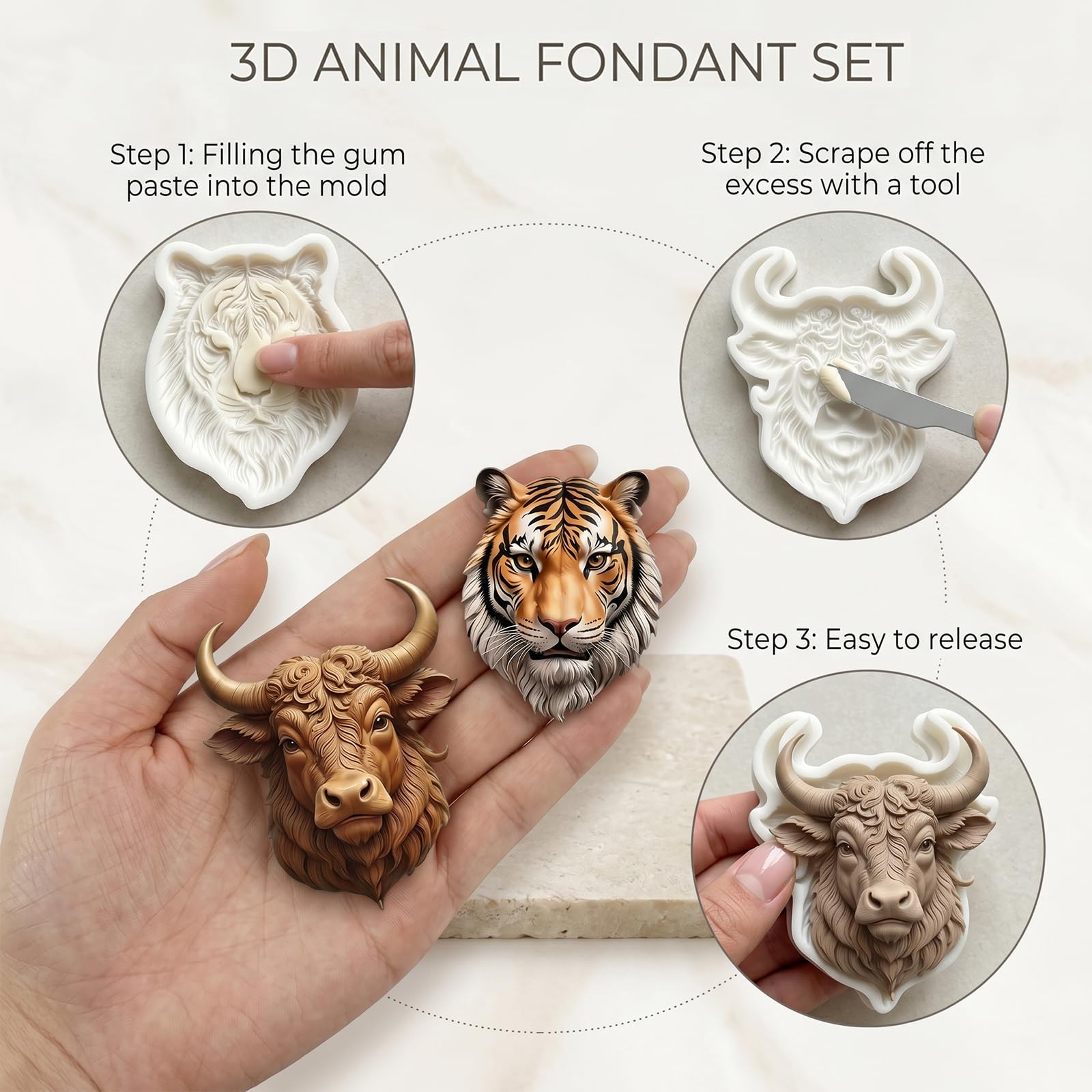 1 Pc Funny Chicken Butt Fondant Mold 3D Bending Chicken Candy Silicone Mold for Cake Decorating, Chocolate, Cupcake Toppers, Resin, Soap, Epoxy, Clay, Plaster, Farm Animal DIY Crafts
