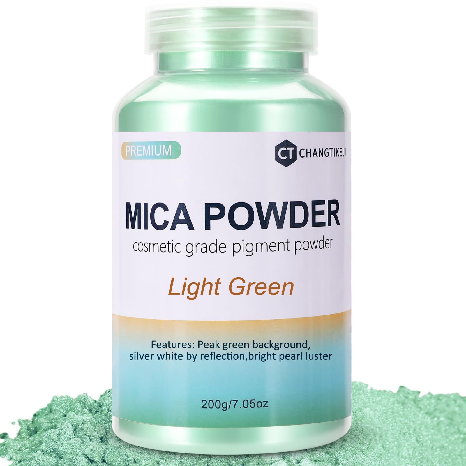 CHANGTIKEJI Mica Powder，24 Colors - 10g/Bottle of Natural Pigment Powder for Epoxy Resin，Soap Making，Candle Making,Lip Gloss,Car Freshies,Dye,Nail Polish,Bath Bombs