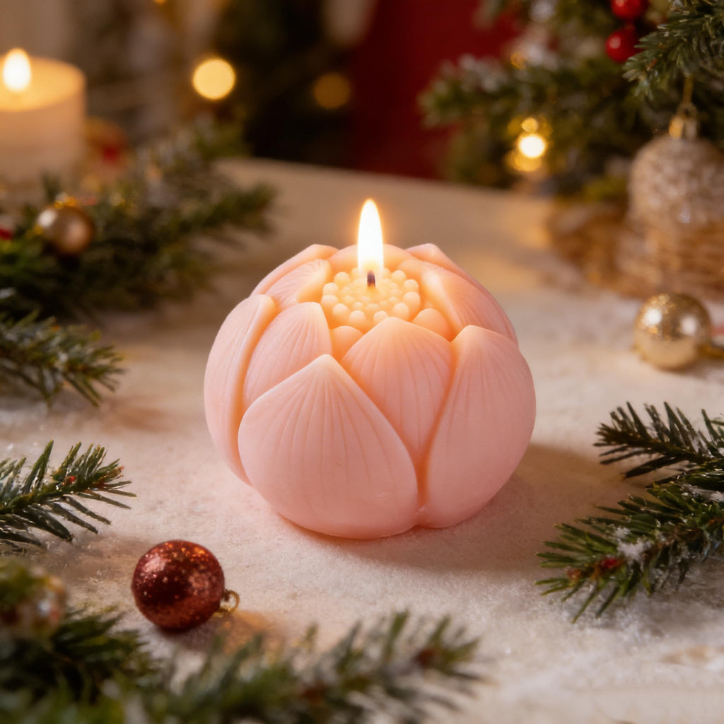 Flower Succulent Tulip Rose Cylinder Molds Silicone Wave Spiral Candle Mold - Silicone Resin Casting Molds for Candle & Resin & Soap Craft Supplies