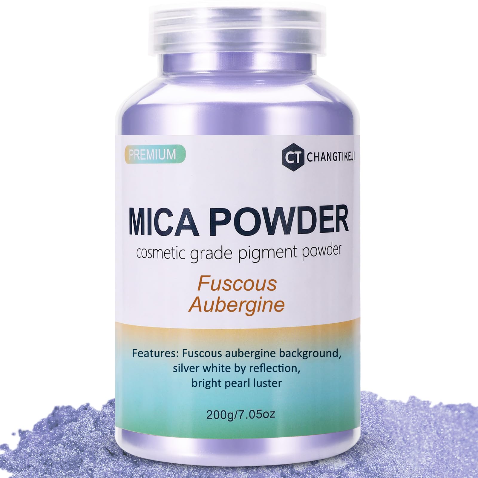 CHANGTIKEJI Mica Powder，24 Colors - 10g/Bottle of Natural Pigment Powder for Epoxy Resin，Soap Making，Candle Making,Lip Gloss,Car Freshies,Dye,Nail Polish,Bath Bombs