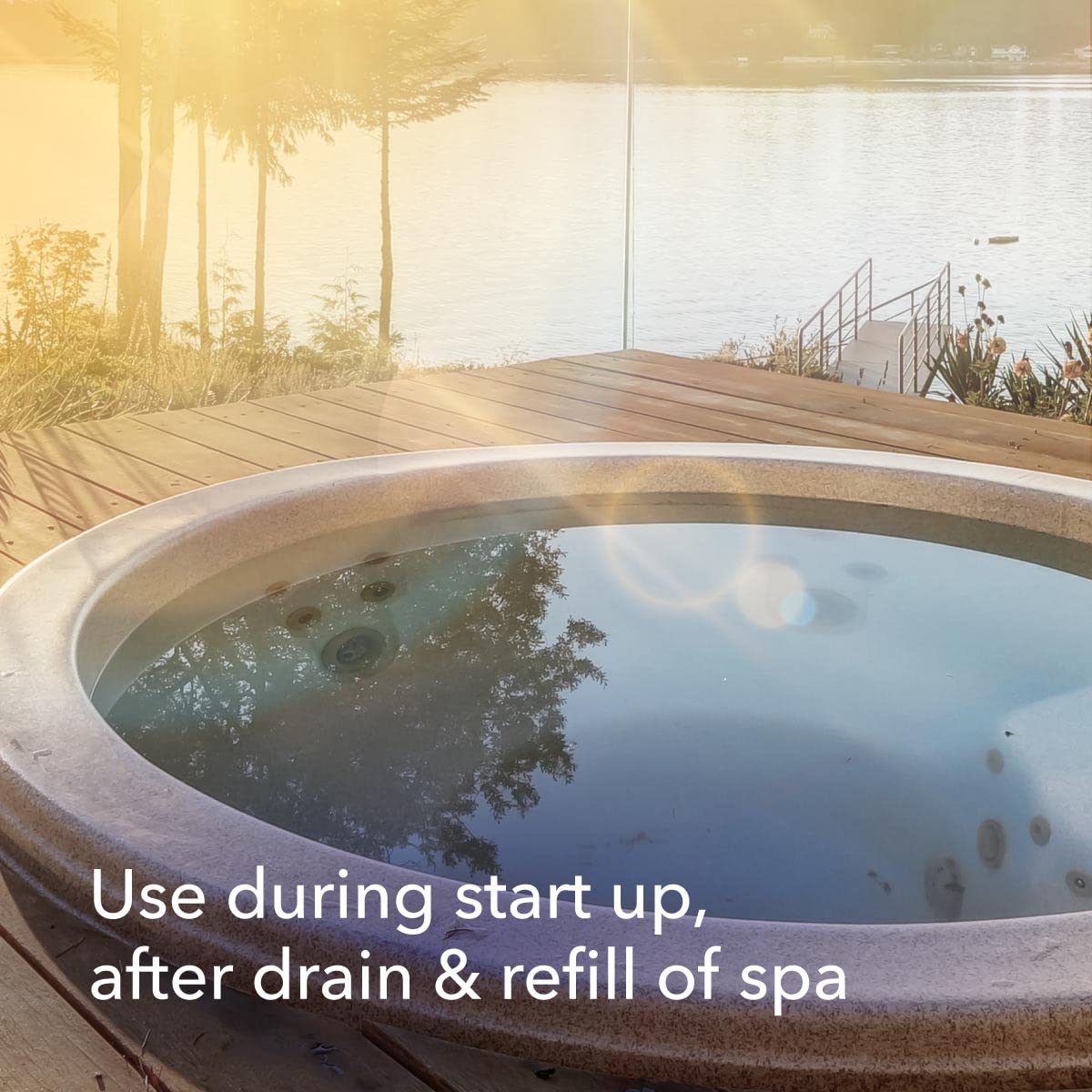 Leisure Time D Metal Gon for Spas and Hot Tubs, Powerful Water Treatment Solution, 16 Ounce