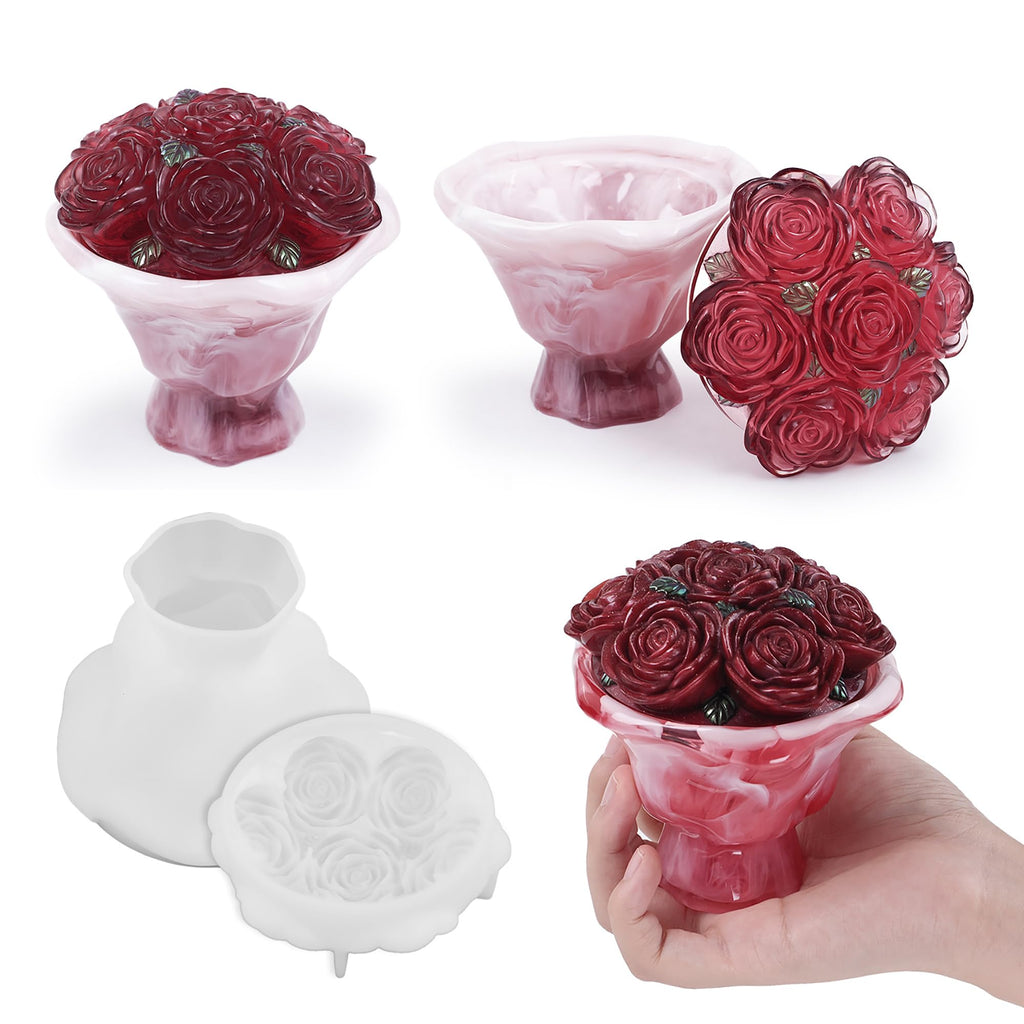 Tree Bear Candle Mold - Animal & Bear Resin Casting Molds, Silicone Clay Jewelry Molds, Candle Making Craft Supplies