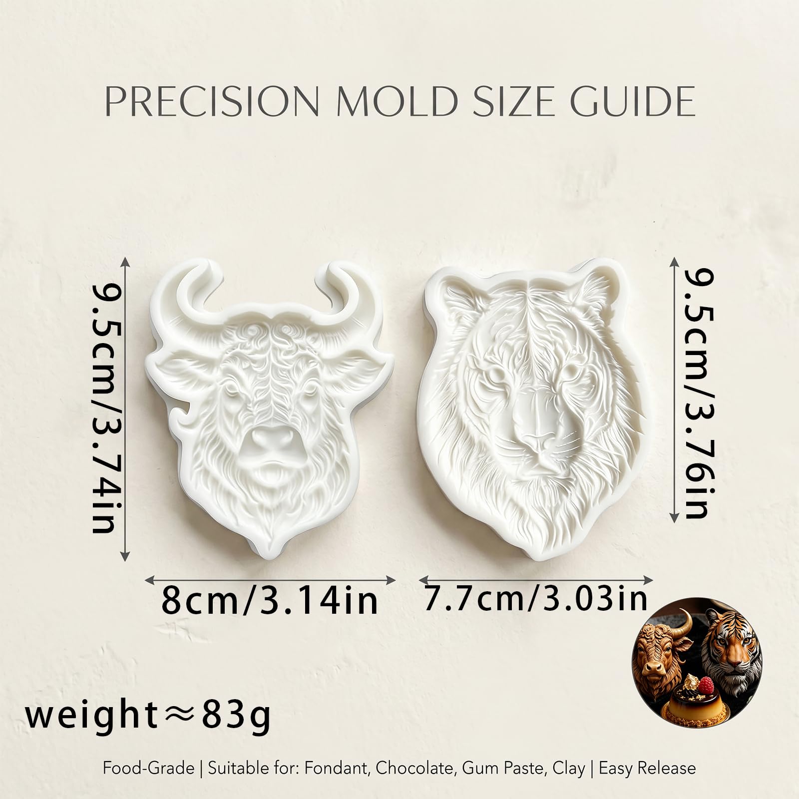 1 Pc Funny Chicken Butt Fondant Mold 3D Bending Chicken Candy Silicone Mold for Cake Decorating, Chocolate, Cupcake Toppers, Resin, Soap, Epoxy, Clay, Plaster, Farm Animal DIY Crafts