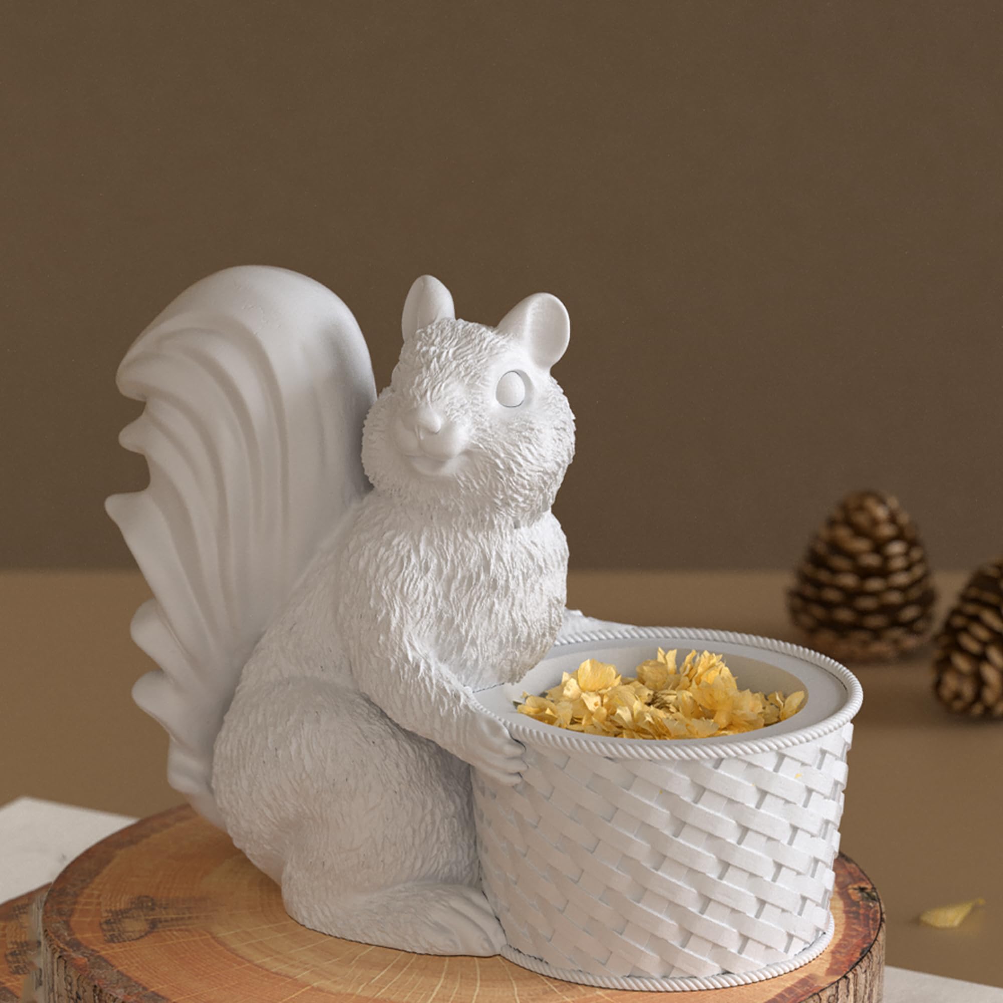 Squirrel Animal Molds Animal Spiral Wave Pillar Rotate Candle & Resin Mold - Resin Casting Silicone Molds for Home Decor & Candle Making Wave Spiral Mold