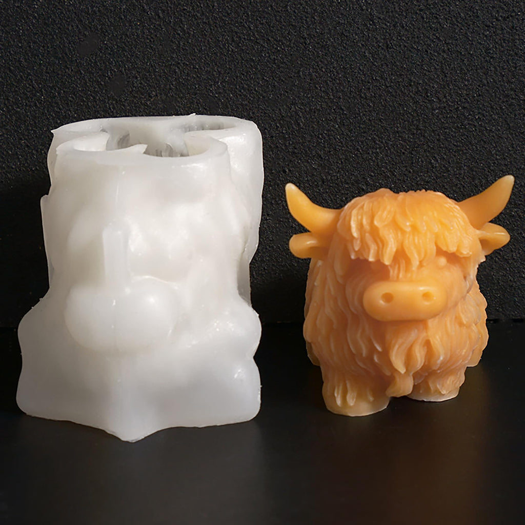Squirrel Animal Molds Animal Spiral Wave Pillar Rotate Candle & Resin Mold - Resin Casting Silicone Molds for Home Decor & Candle Making Wave Spiral Mold