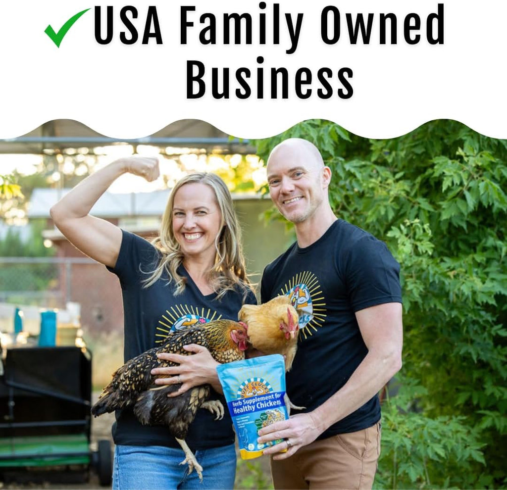 Buff Clucks Healthy Chickens Bundle - Herb Supplements for Backyard Chickens and Grub Fuel Black Soldier Fly Larvae - Nutrient Packed Chicken Treats, Poultry Feed