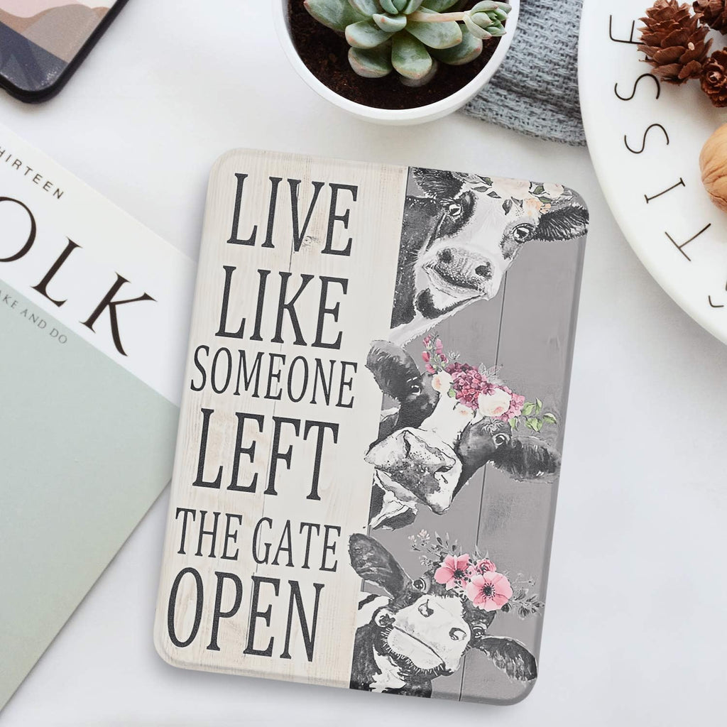 Case for All-New Kindle Paperwhite 12th Gen 2024 and Kindle Colorsoft Signature Edition, Book Lovers Gifts Lightweight PU Leather Protective Cover with Auto Sleep Wake Hand Strap