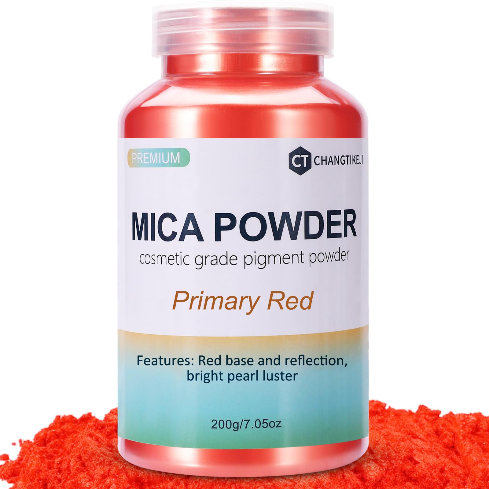 CHANGTIKEJI Mica Powder，24 Colors - 10g/Bottle of Natural Pigment Powder for Epoxy Resin，Soap Making，Candle Making,Lip Gloss,Car Freshies,Dye,Nail Polish,Bath Bombs