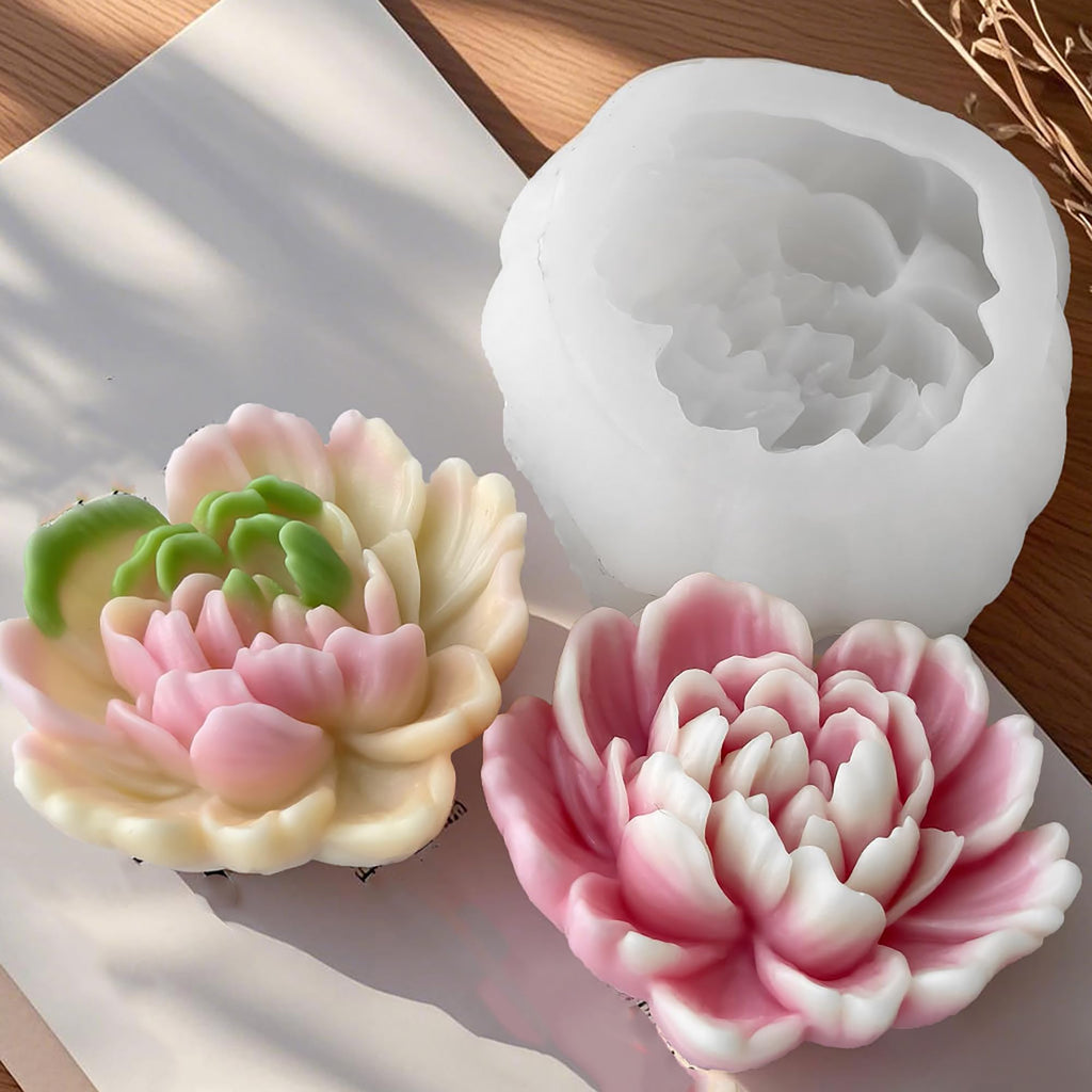 Flower Animal Cylinder Molds Silicone Wave Spiral Candle Mold - Silicone Resin Casting Molds for Candle & Resin & Soap Craft Supplies