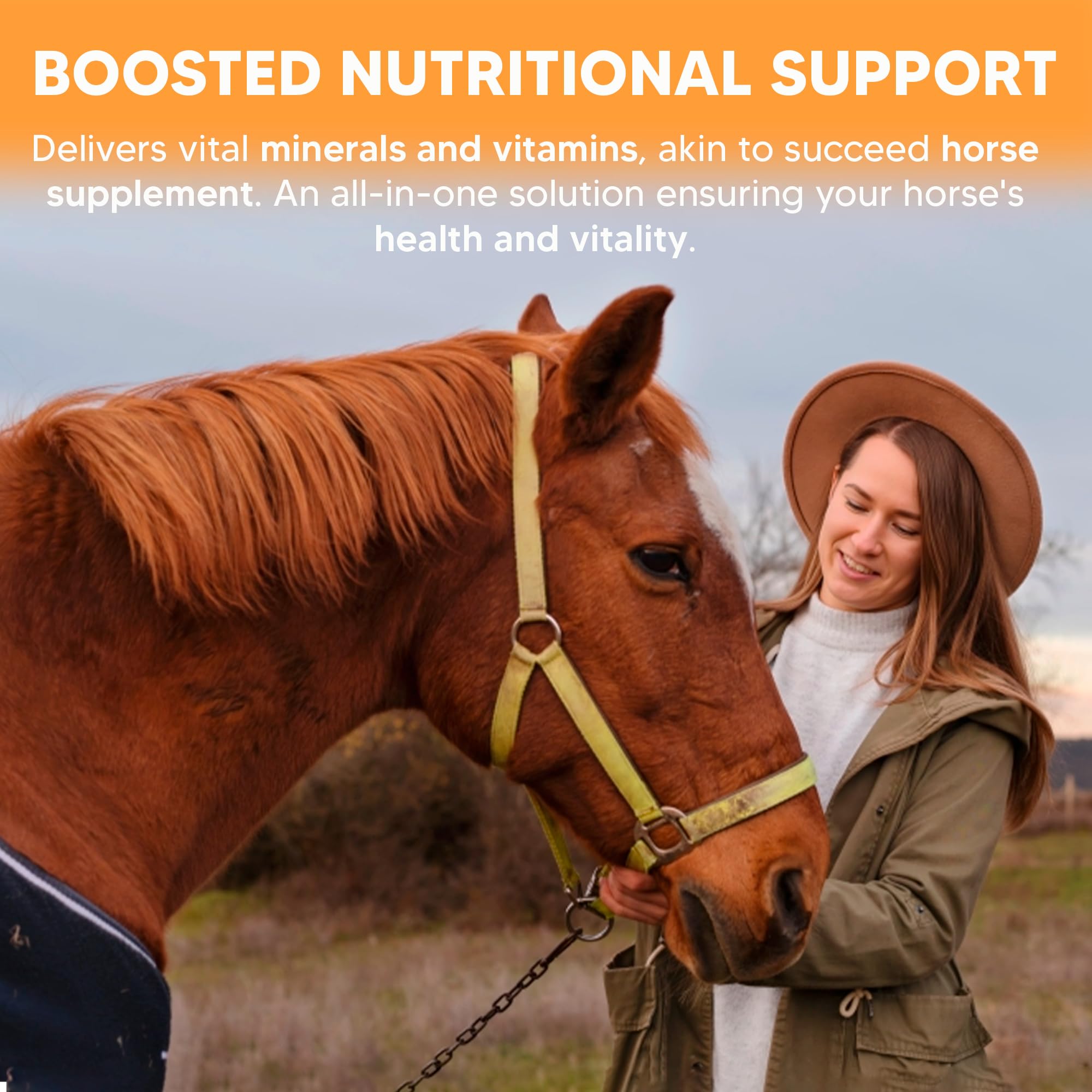 Equerry's Cu-Shine Total Horse Health Pellet Supplement, Horse Probiotics, Biotin for Radiant Coat, Digestive Supplements for Constipation and Gut Health - 5LB