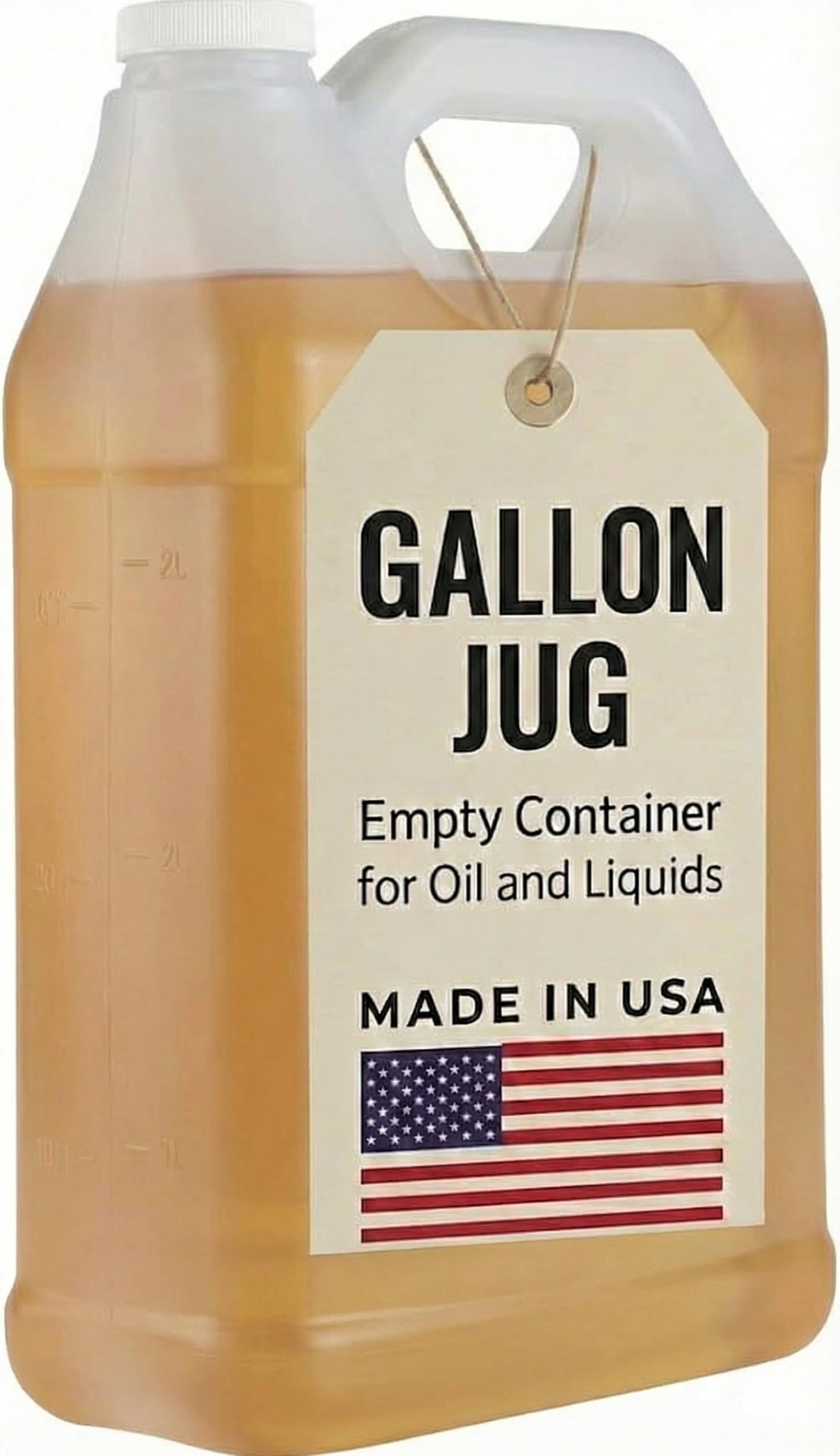 kitchentoolz 2.5 Gallon Water Jug – Water Container Heavy-Duty HDPE Carboy for Automotive Used Oil Container & Liquid Storage – 10 Liter Water Jugs with Secure Lid – Made in USA