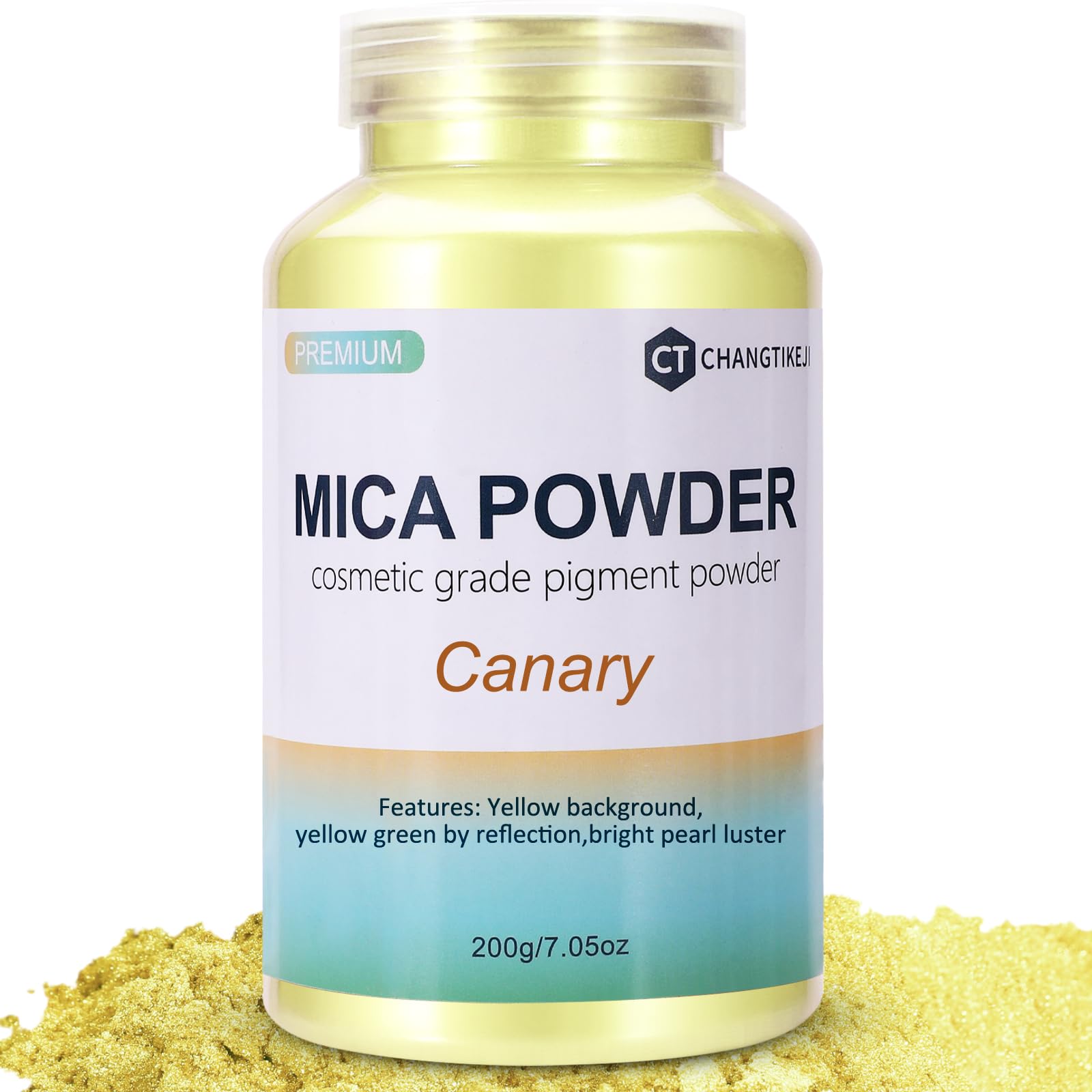 CHANGTIKEJI Mica Powder，24 Colors - 10g/Bottle of Natural Pigment Powder for Epoxy Resin，Soap Making，Candle Making,Lip Gloss,Car Freshies,Dye,Nail Polish,Bath Bombs