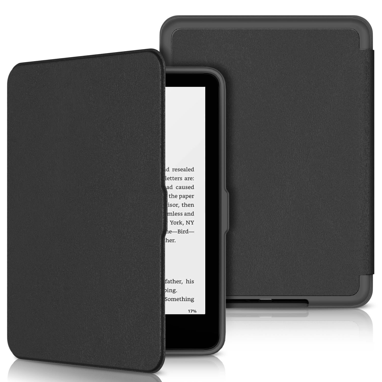 New Kindle Paperwhite 2024 Case 7" (12th Gen) & Kindle Colorsoft Signature Edition Case, Sanyetral Slim PU Leather Cover with Soft TPU Back and Auto Sleep/Wake, Not for Remarkable Kobo -Light Blue