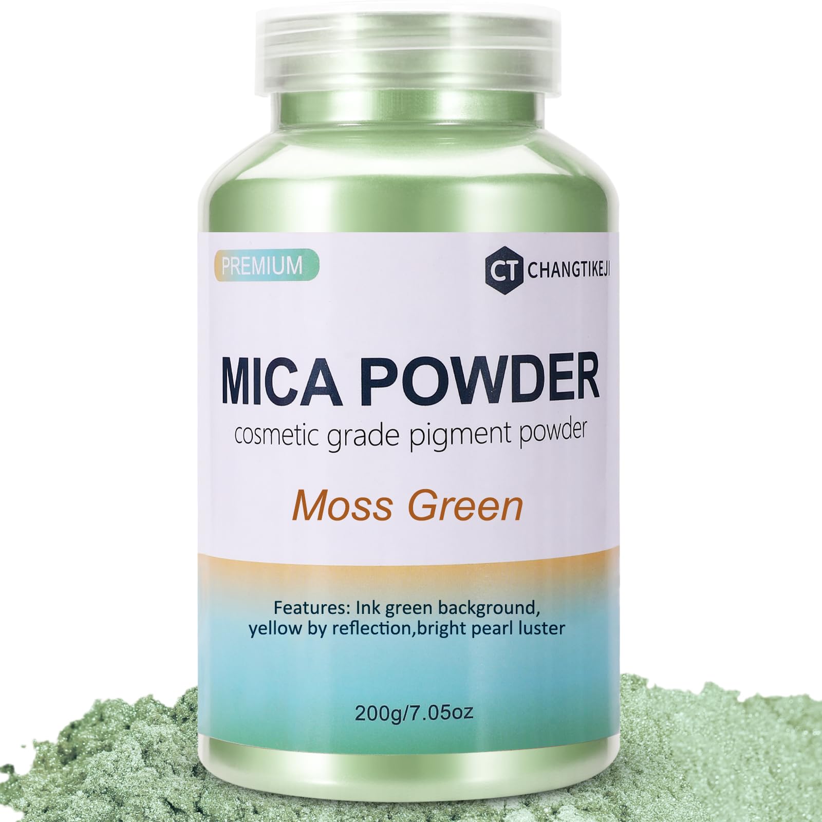 CHANGTIKEJI Mica Powder，24 Colors - 10g/Bottle of Natural Pigment Powder for Epoxy Resin，Soap Making，Candle Making,Lip Gloss,Car Freshies,Dye,Nail Polish,Bath Bombs