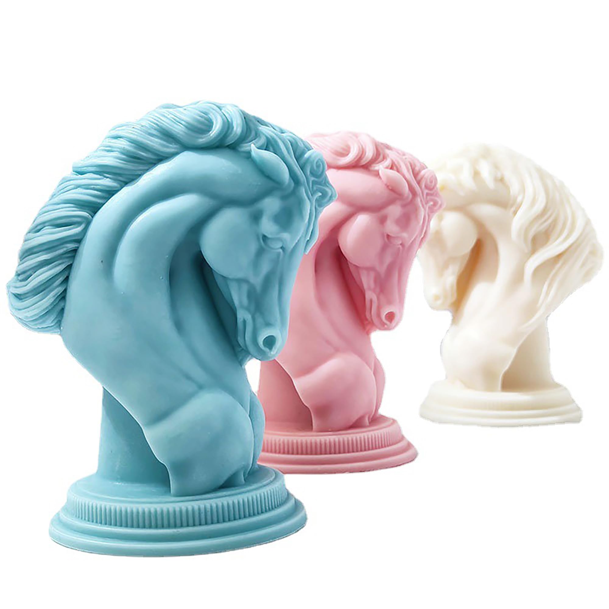 Animal & Owl Resin & Silicone Candle Mold Set - 3D Animal Mold for Home Decor & Candle Making