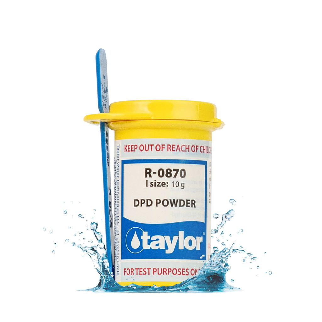 Taylor Technologies R-0870-I DPD Powder for Swimming Pool, 10gm, White