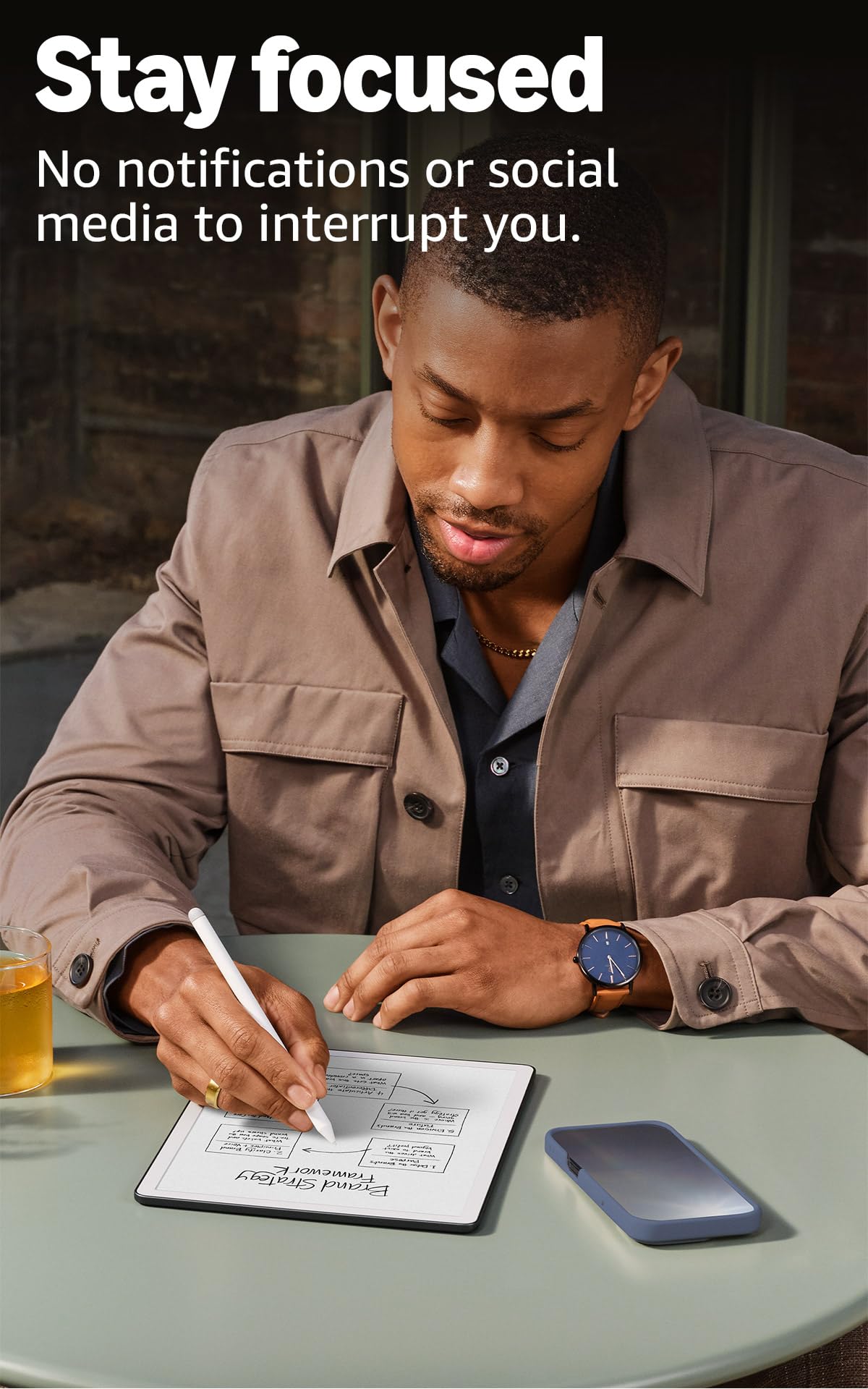 Amazon Kindle Scribe 32GB (newest model) — 11” paper-like display with front light — Thinner, lighter, faster — Write in notebooks, documents, and books. Includes Premium Pen - Graphite