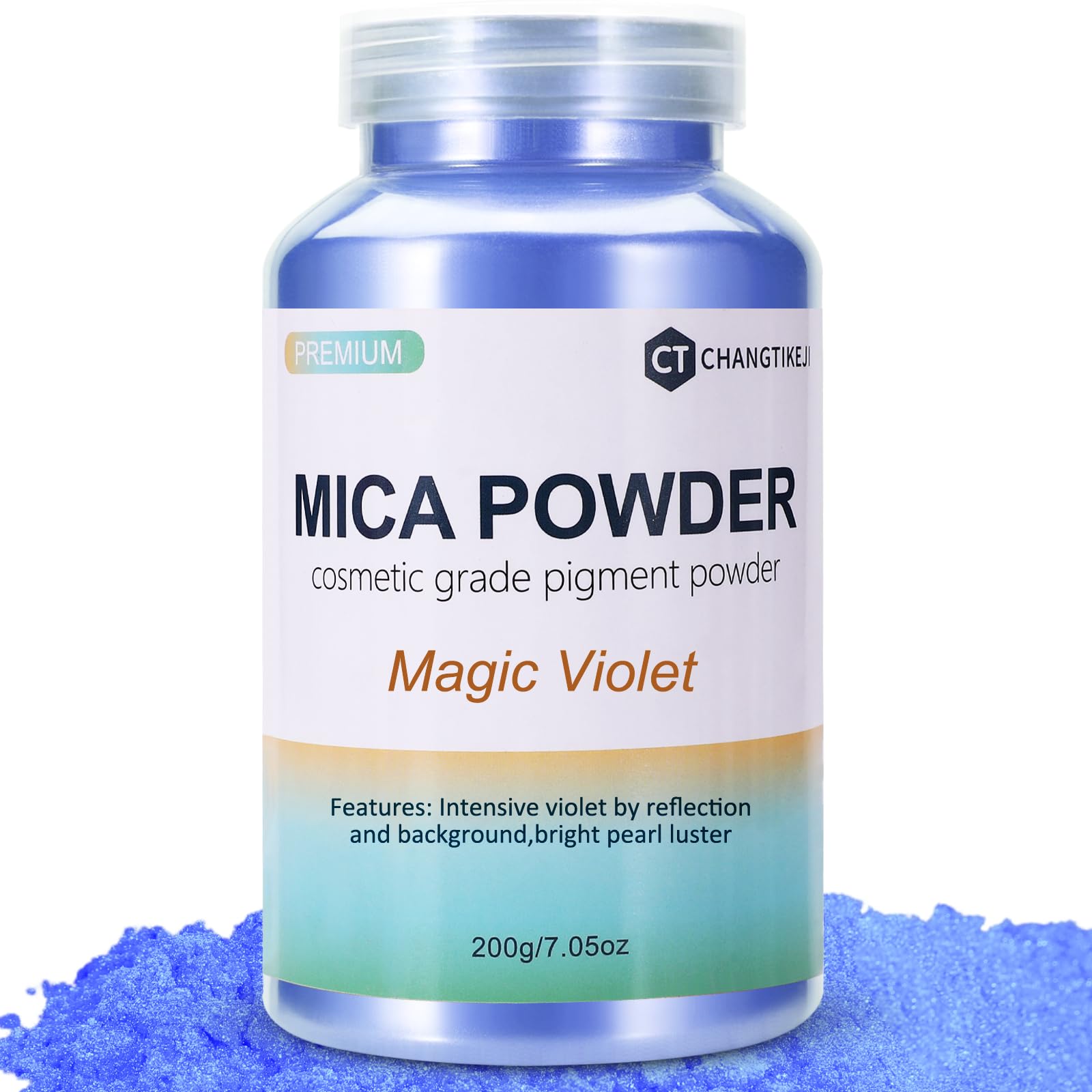 CHANGTIKEJI Mica Powder，24 Colors - 10g/Bottle of Natural Pigment Powder for Epoxy Resin，Soap Making，Candle Making,Lip Gloss,Car Freshies,Dye,Nail Polish,Bath Bombs