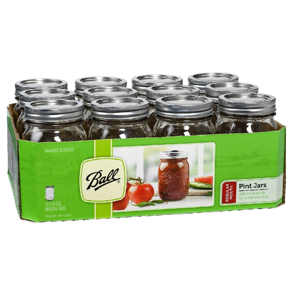 Ball Mason 4oz Quilted Jelly Jars with Lids and Bands, Set of 12