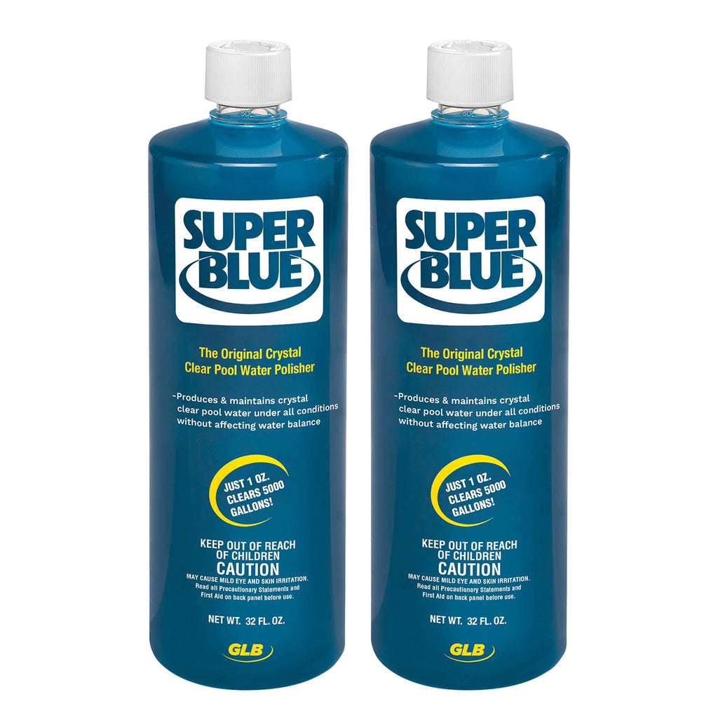 GLB 71205-SP-02BX Super Blue Pool Clarifier, 64-Ounces (Packaging May Vary)