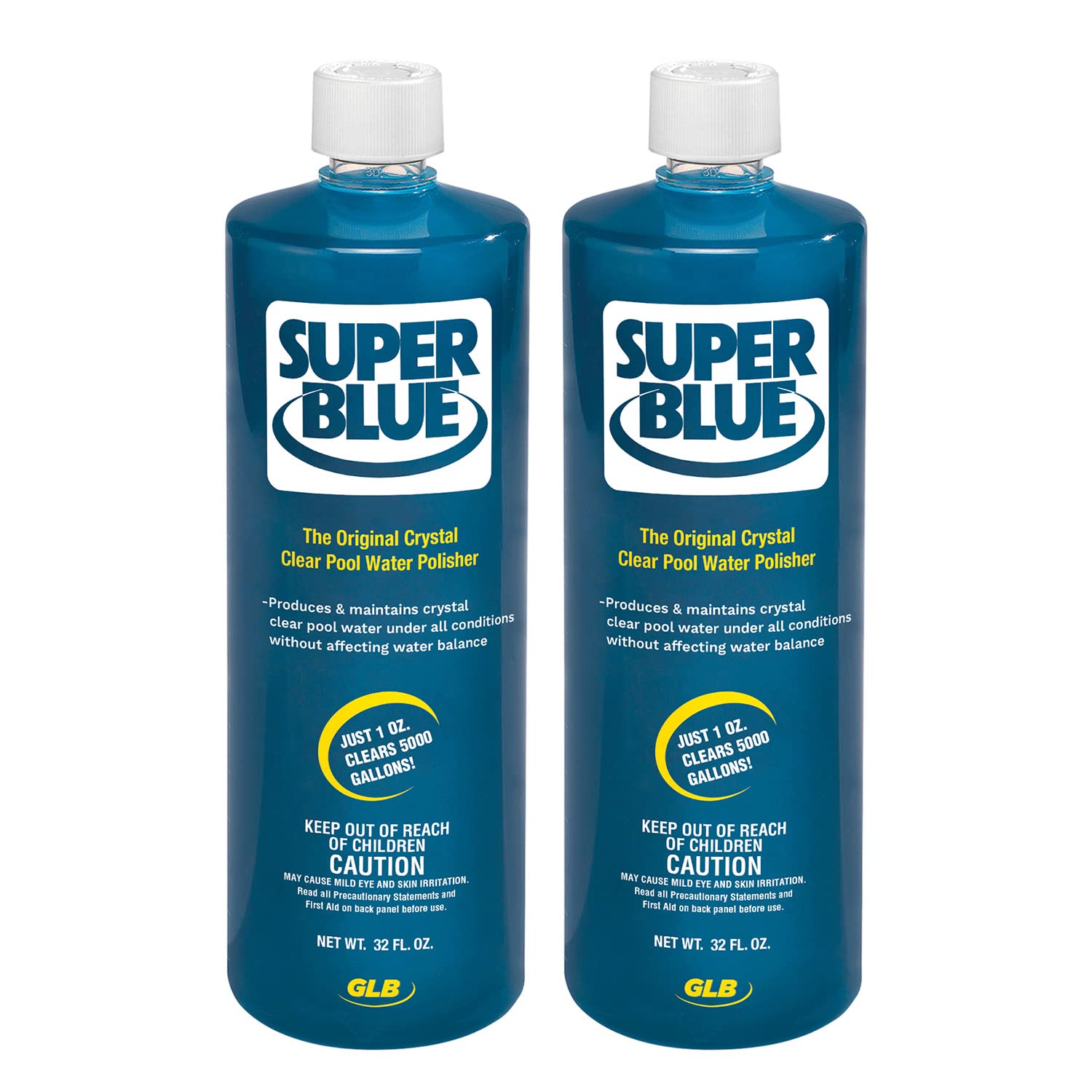 GLB 71205-SP-02BX Super Blue Pool Clarifier, 64-Ounces (Packaging May Vary)