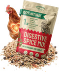 Hatortempt Chili Mix for Chickens - Intestinal Support Herbs for Chickens with Garlic, Oregano and Chili – Egg-Safe Poultry Herbs Mix (1lb)